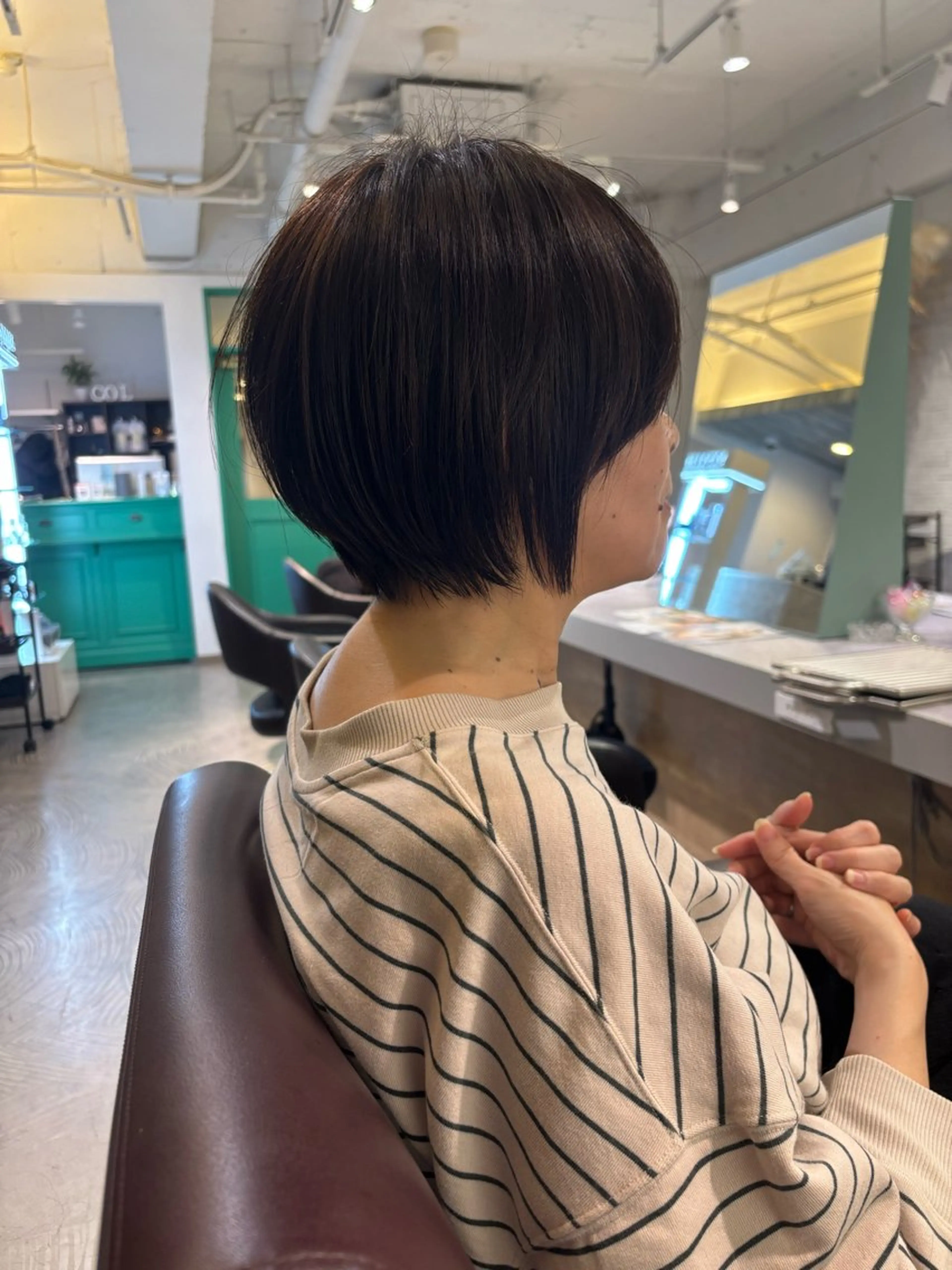 ショート 丸みショート ショートヘア カット ボブぷる艶🌈 艶髪矯正✨遠藤龍雅のヘアスタイル