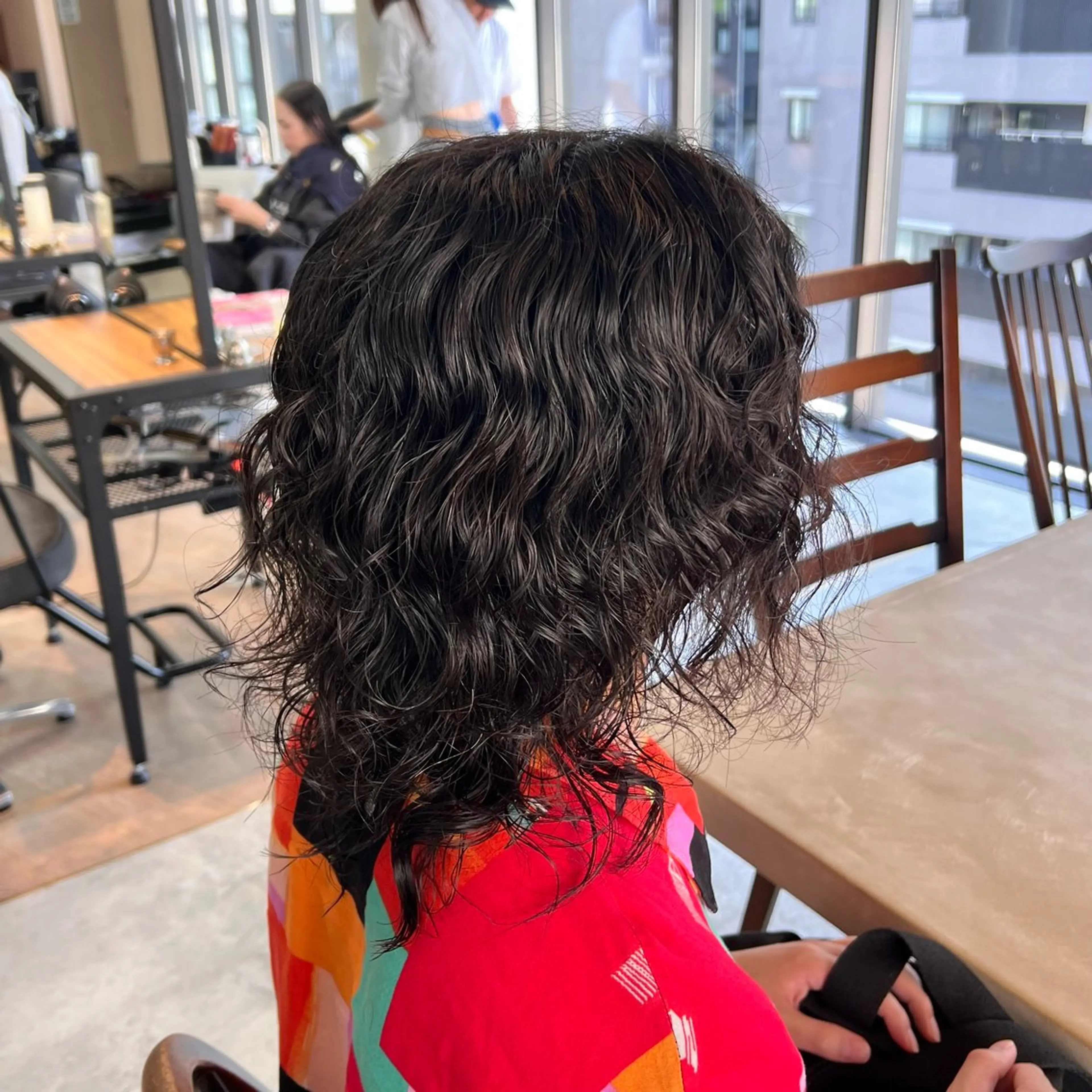 メンズ メンズパーマ オオバヤシ マホのヘアスタイル