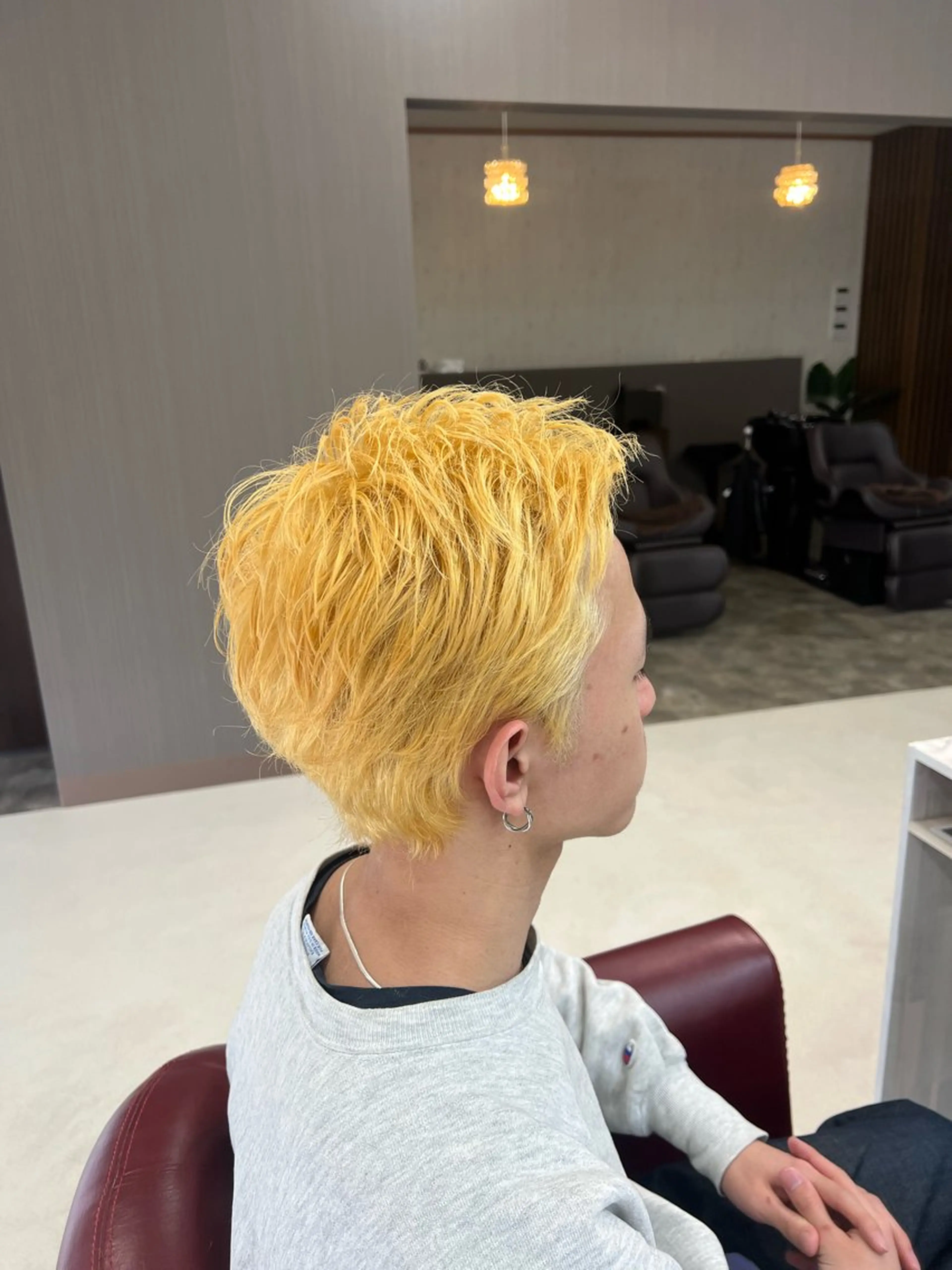 ショート カラー メンズ スパイキーショート 抜きっぱなしブロンド ショートヘア KEN 🌟のヘアスタイル