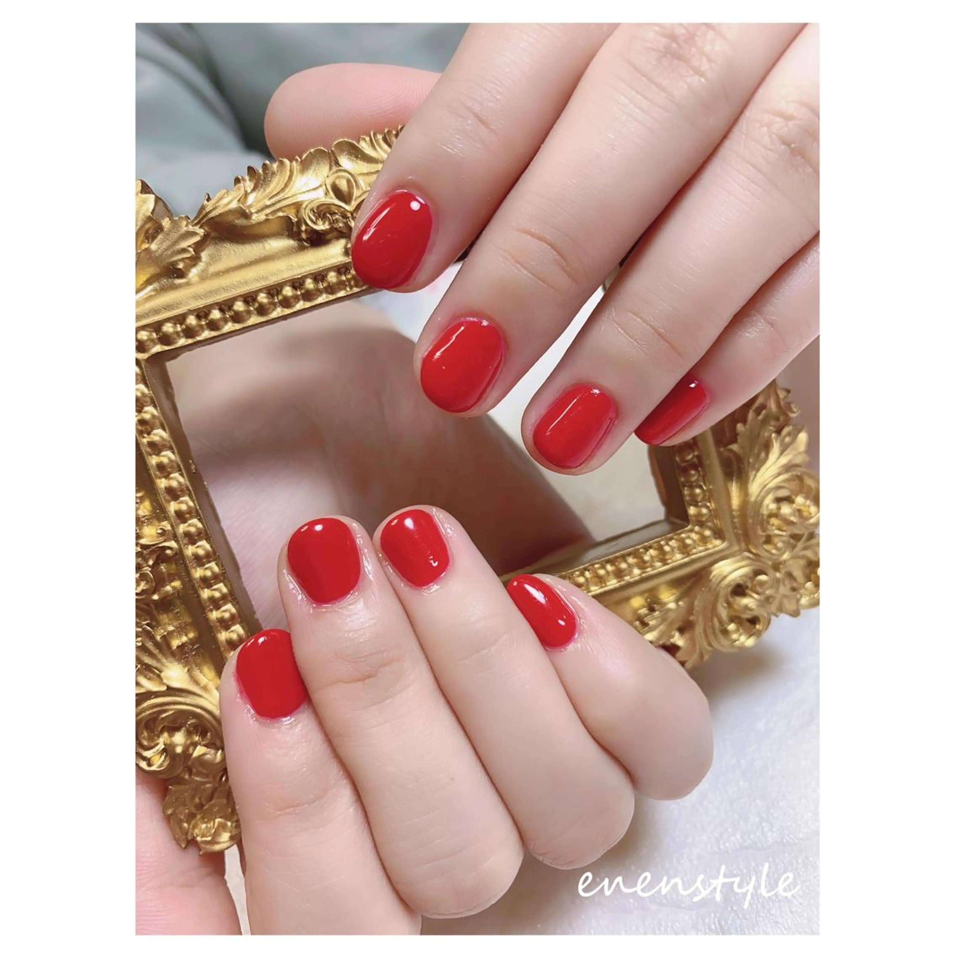 ショート ネイル ジェルネイル ニュアンスネイル オフィスネイル ワンカラーネイル パラジェル 👑enen style👑のネイルデザイン