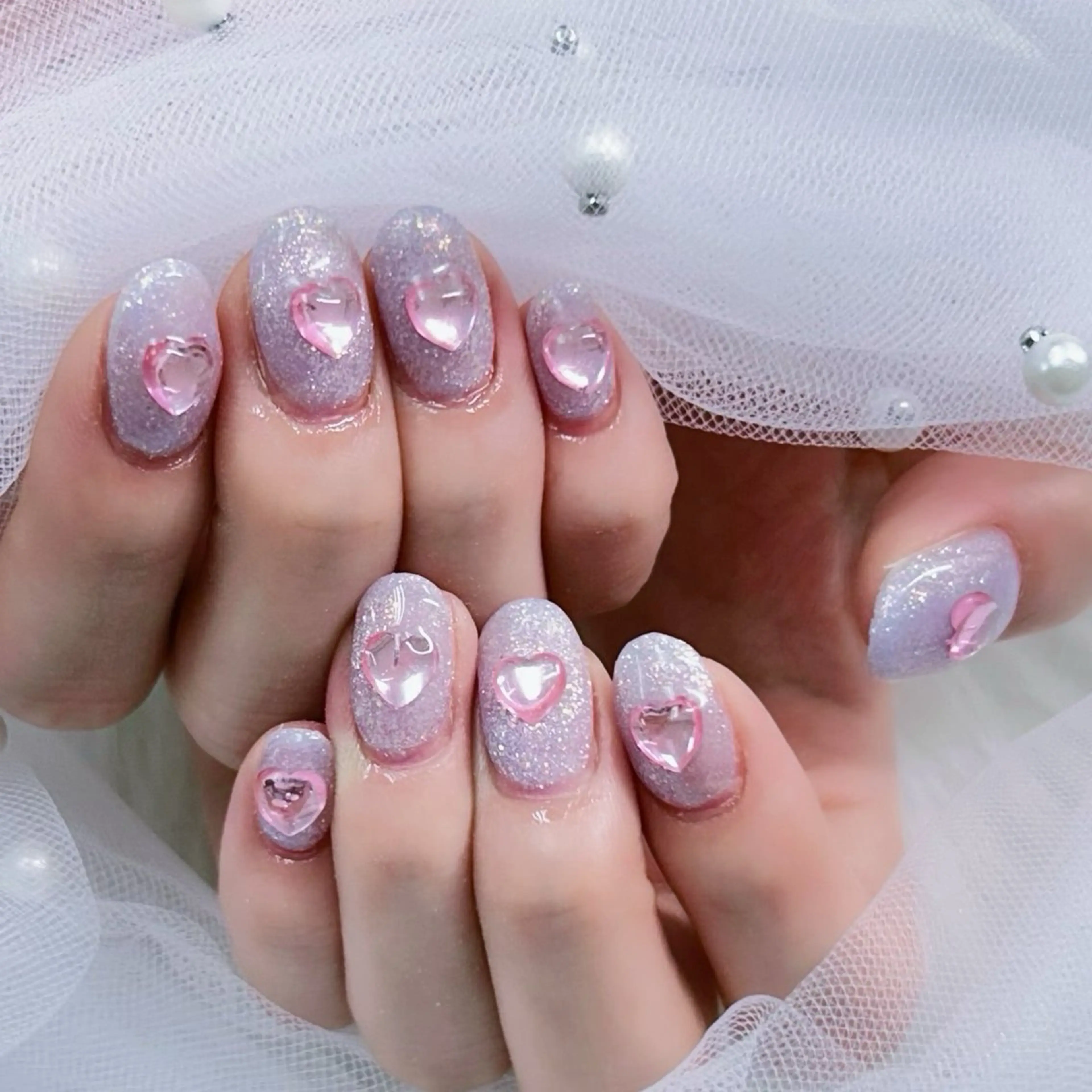 ネイル パーツ全部¥110 サロンミミのネイルデザイン