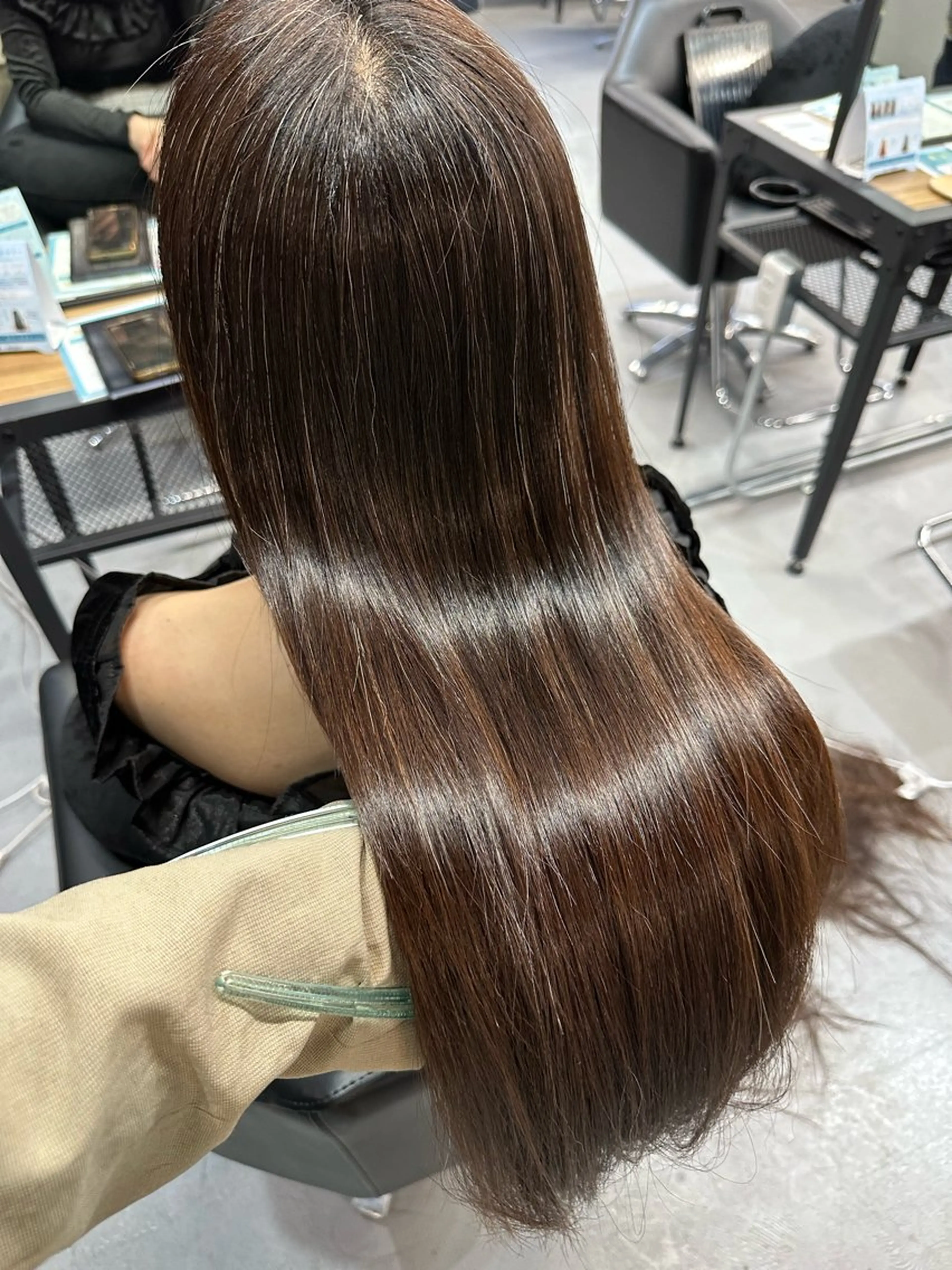 ロング 髪質改善 縮毛矯正 カット 縮毛矯正 トリートメント 💫モテ髪顔周り💫 塚　優貴のヘアスタイル