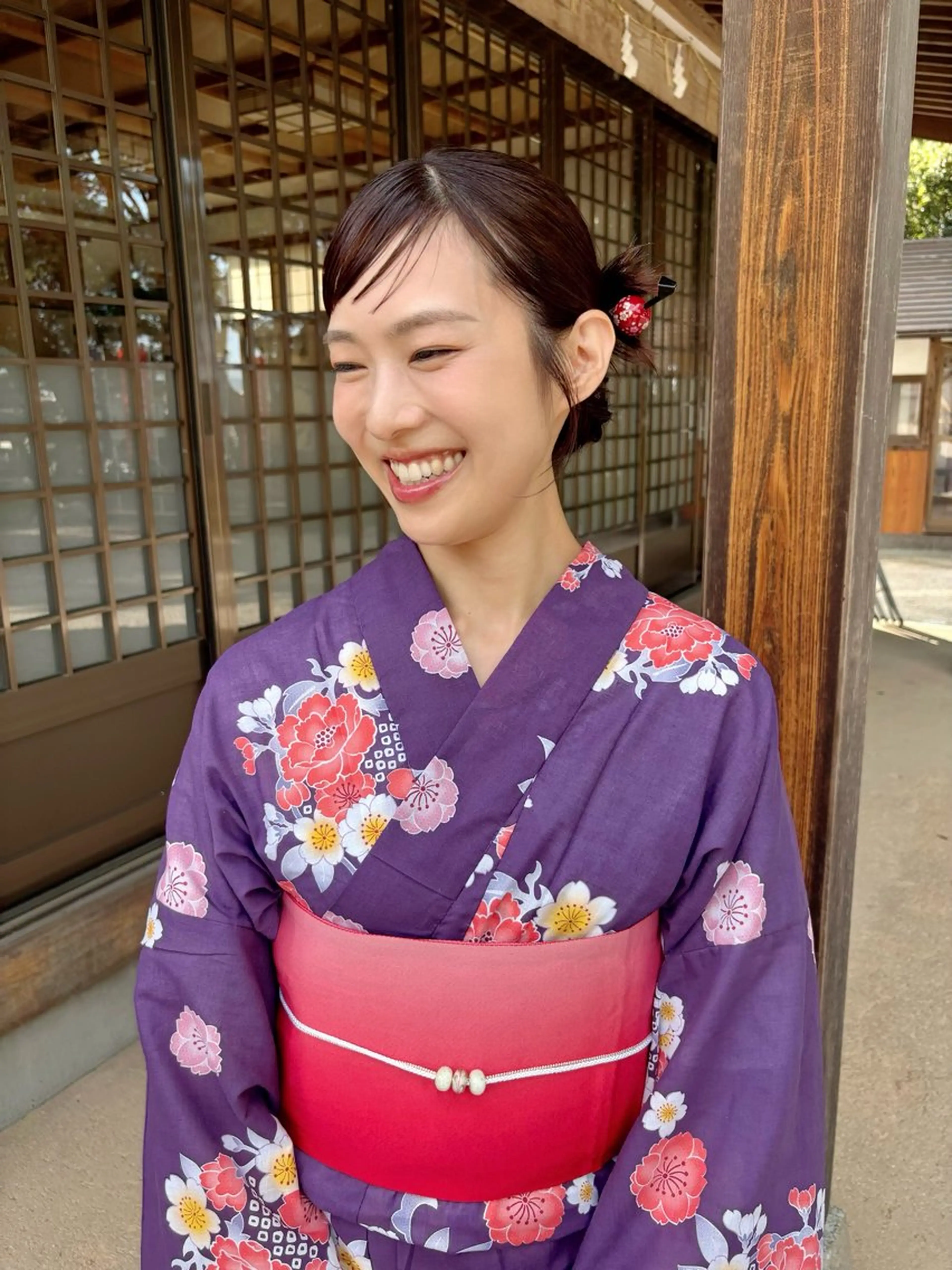 セミロング ヘアアレンジ 浴衣 ヘアセット miku ヘアセット/着付けのヘアスタイル