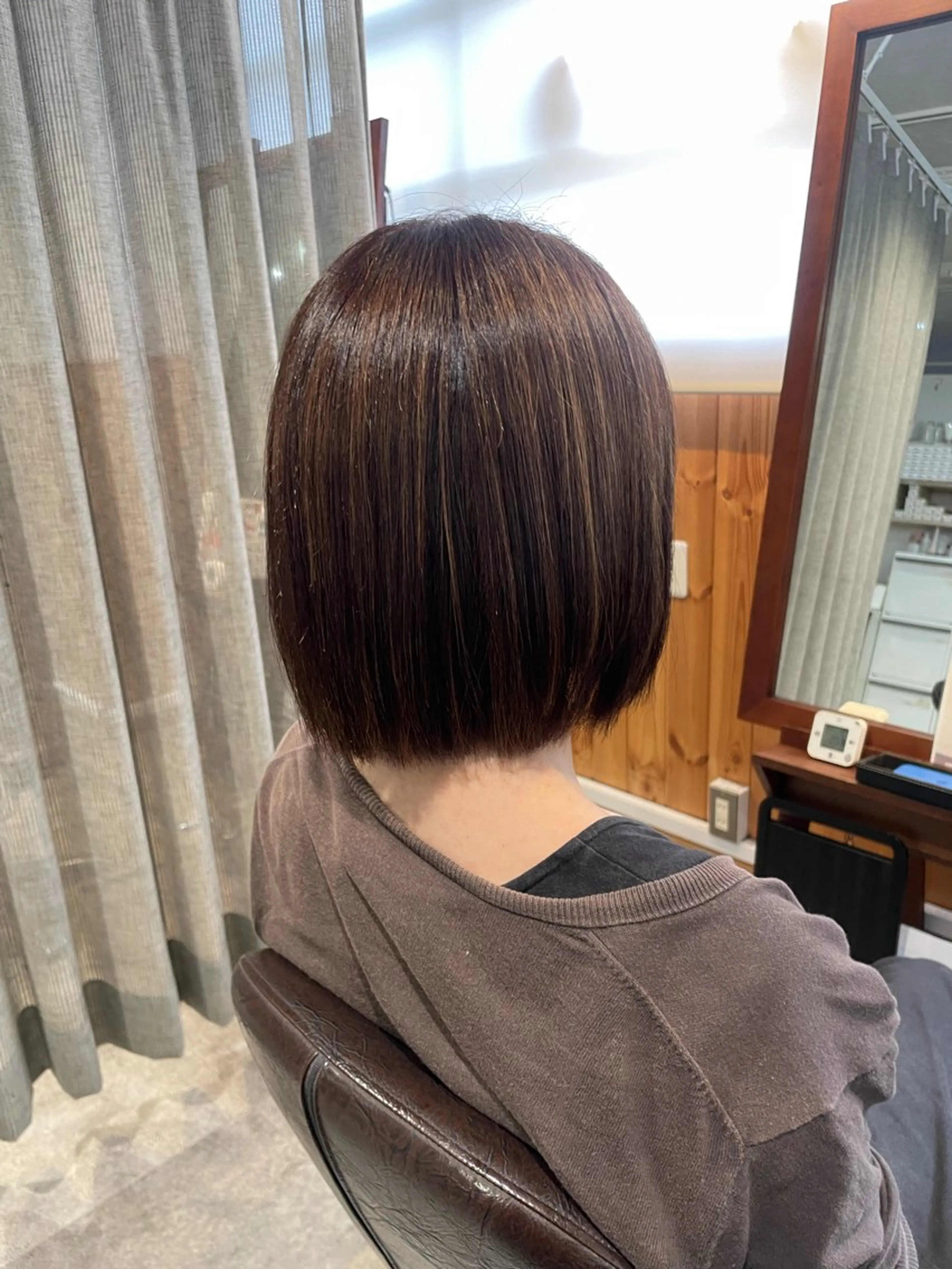 ショート カラー ハイライトカラー ハイライト 縮毛矯正 髪質改善/Bloss om🌷高橋沙衣のヘアスタイル