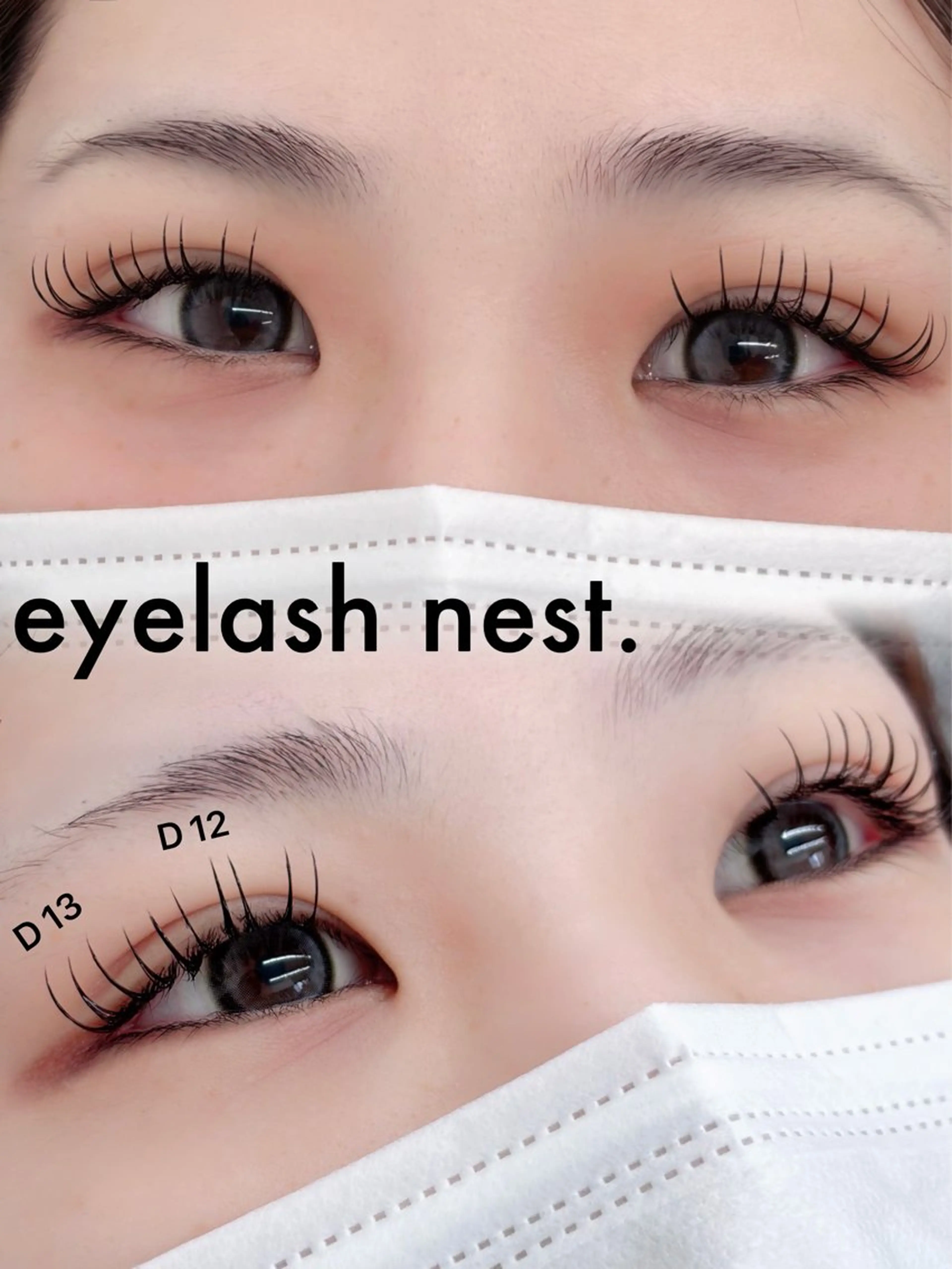 マツエク・マツパ フラットラッシュ マツエク 🤍nest. エリ🤍のマツエク・マツパデザイン