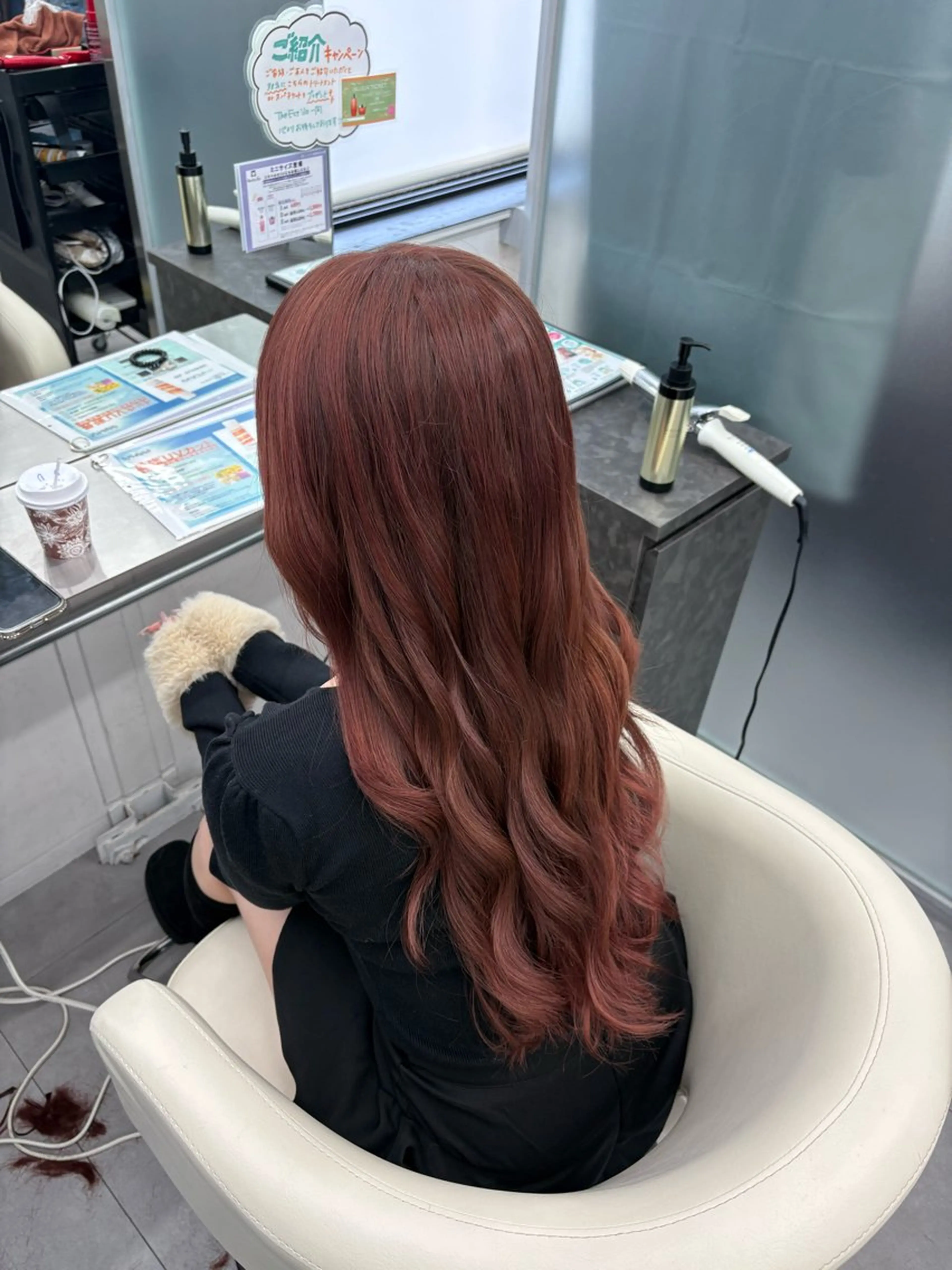 ロング カラー カット ヘアカラー トリートメント トレンド甘めガーリー Mizuki☁️🫧のヘアスタイル