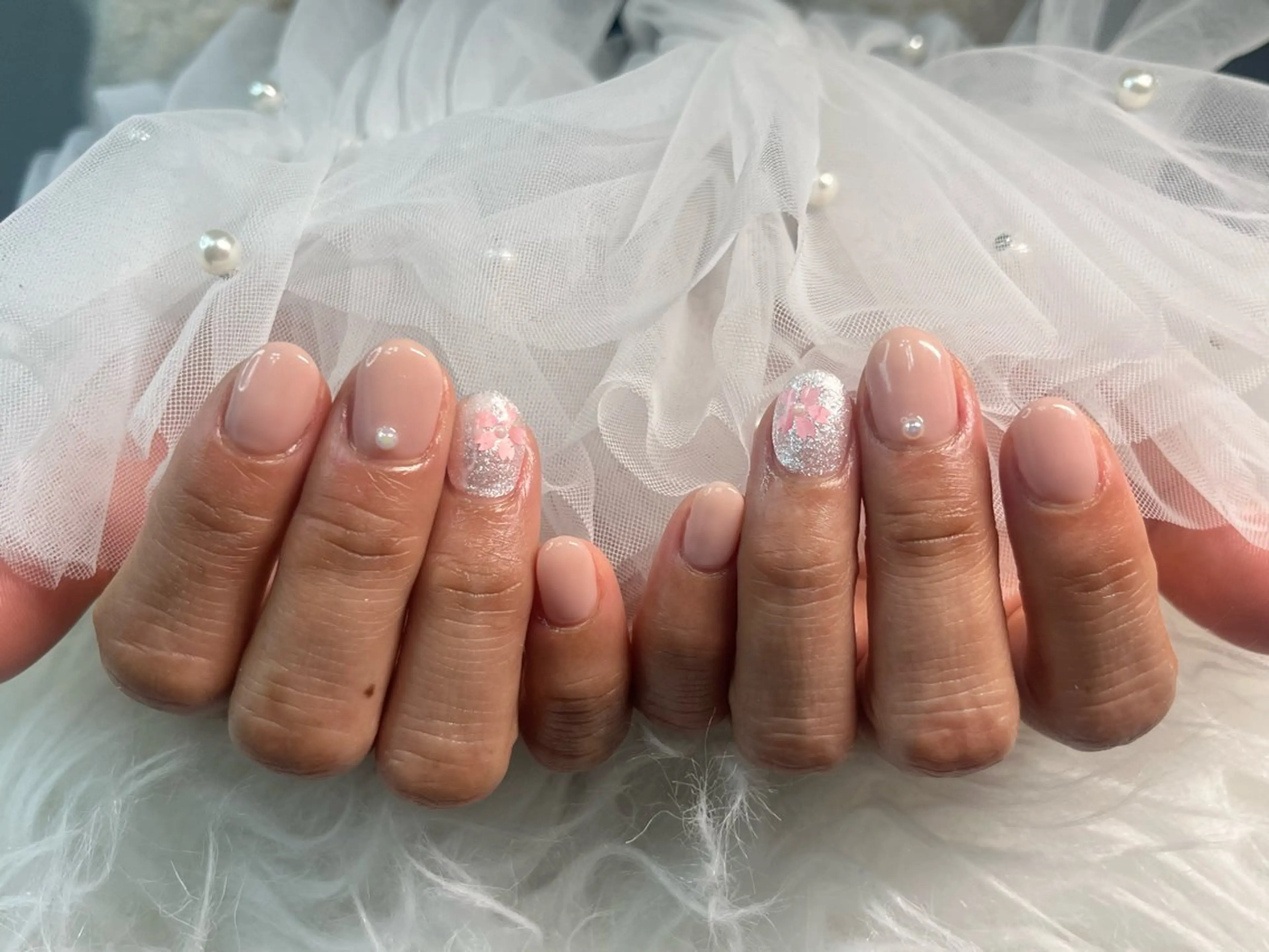 ネイル アートネイル マグネットネイル ニュアンスネイル ワンカラーネイル シンプルネイル ハンドネイル プライベートサロン N's Nailのネイルデザイン