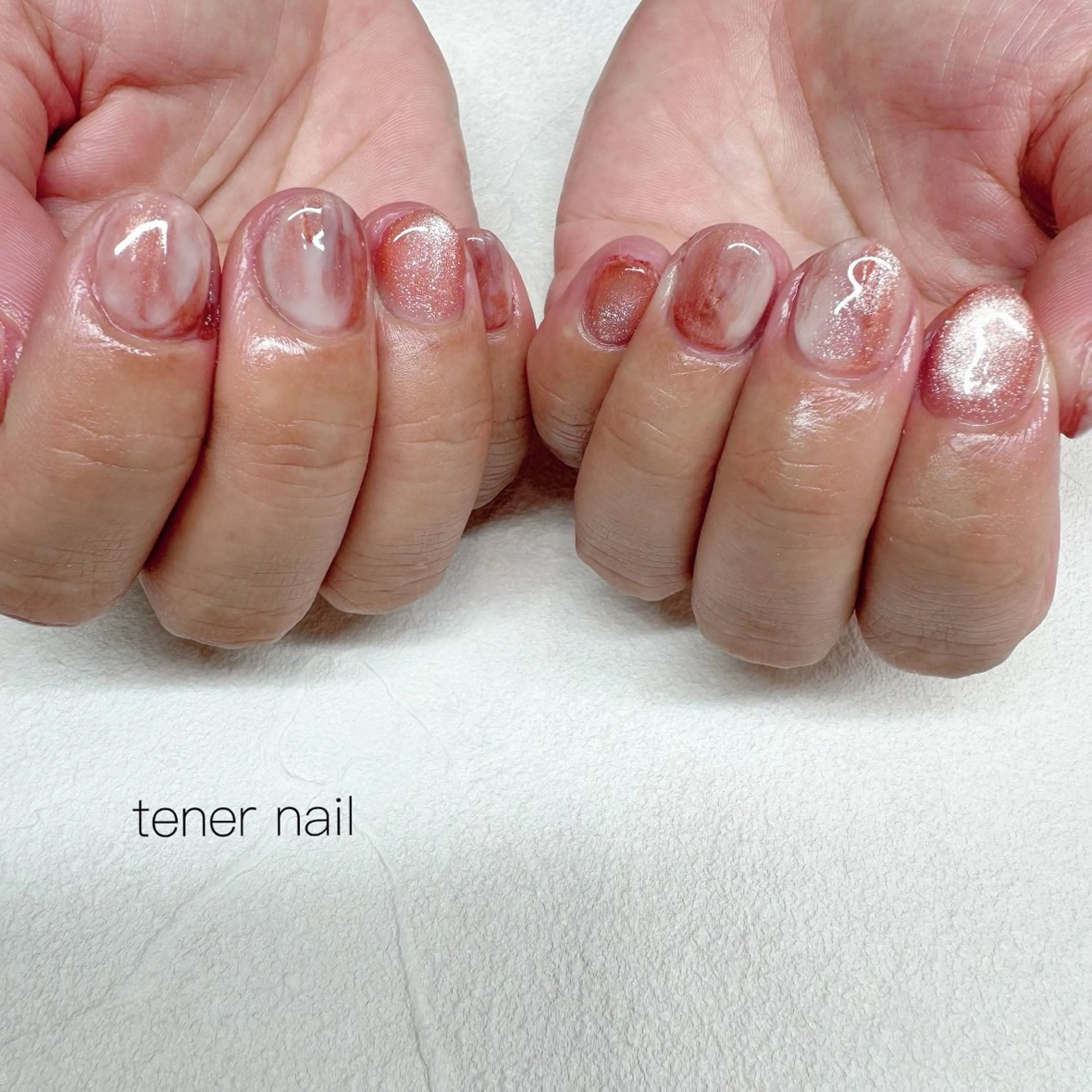 ネイル ニュアンスネイル ハンドネイル テネルネイル tener nailのネイルデザイン