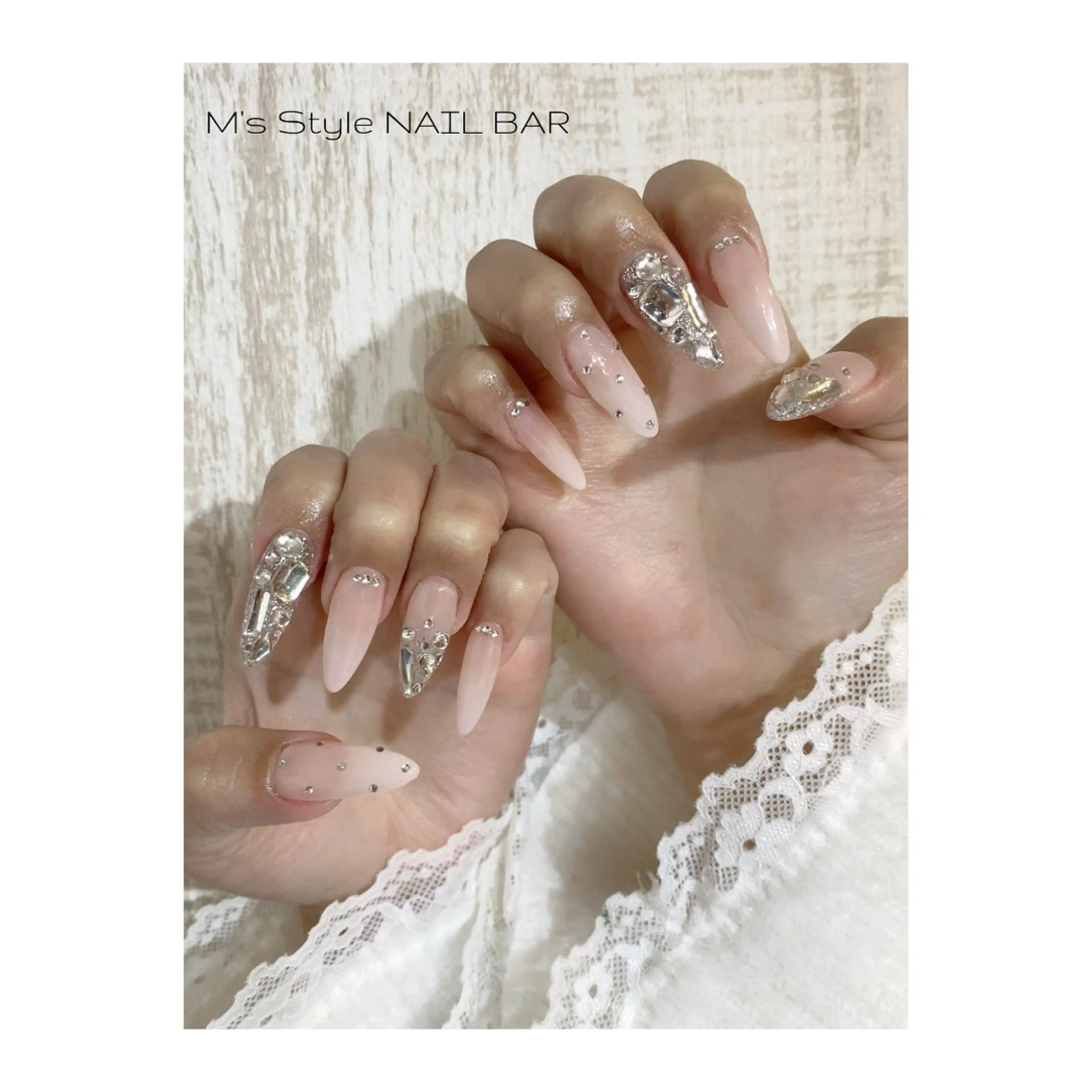ネイル 成人式 フットネイル フレンチネイル ジェルネイル 韓国ネイル ハンドネイル M's Style NAIL BARのネイルデザイン