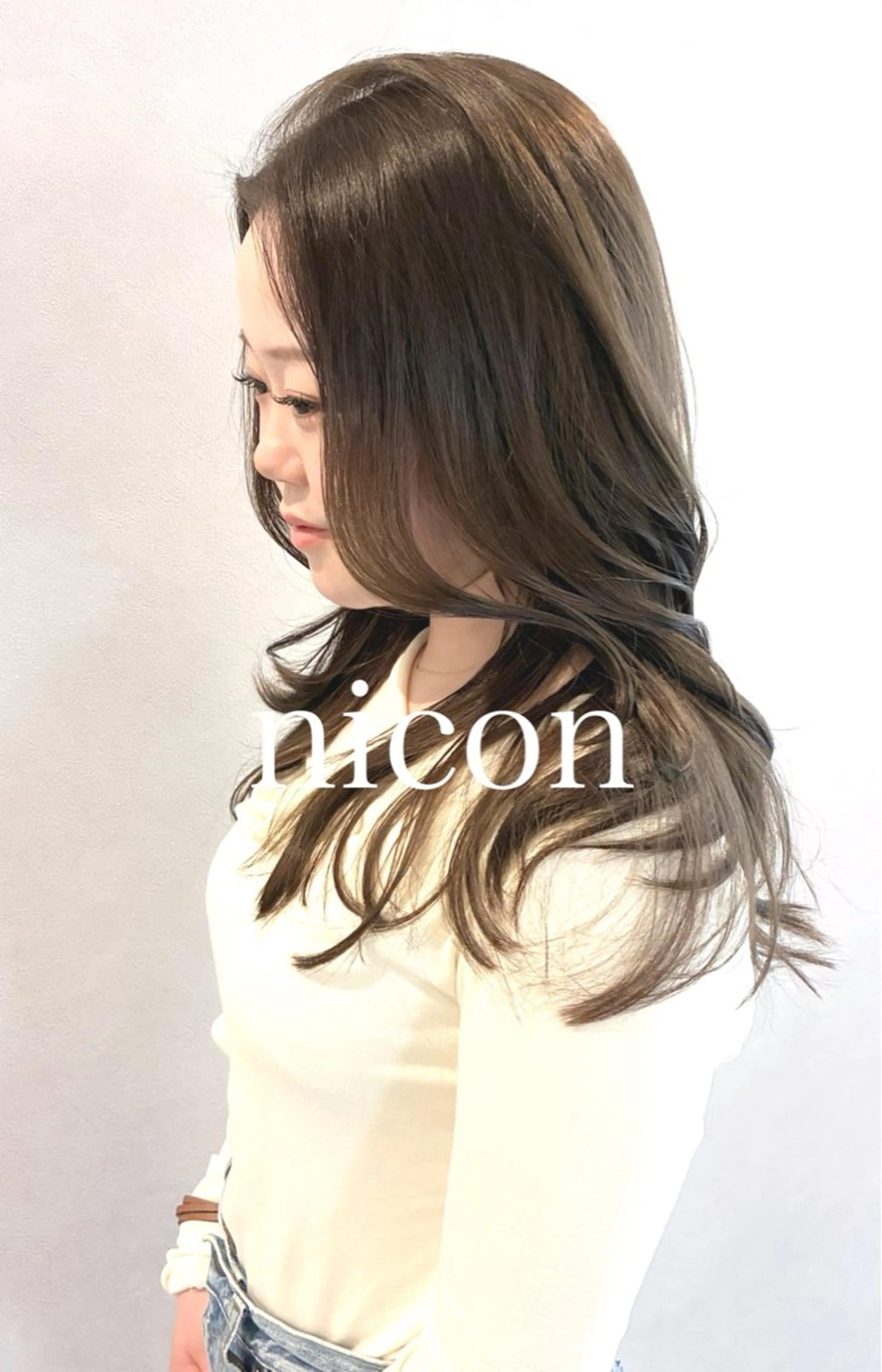 ロング 髪質改善 髪質改善カラーのヘアスタイル