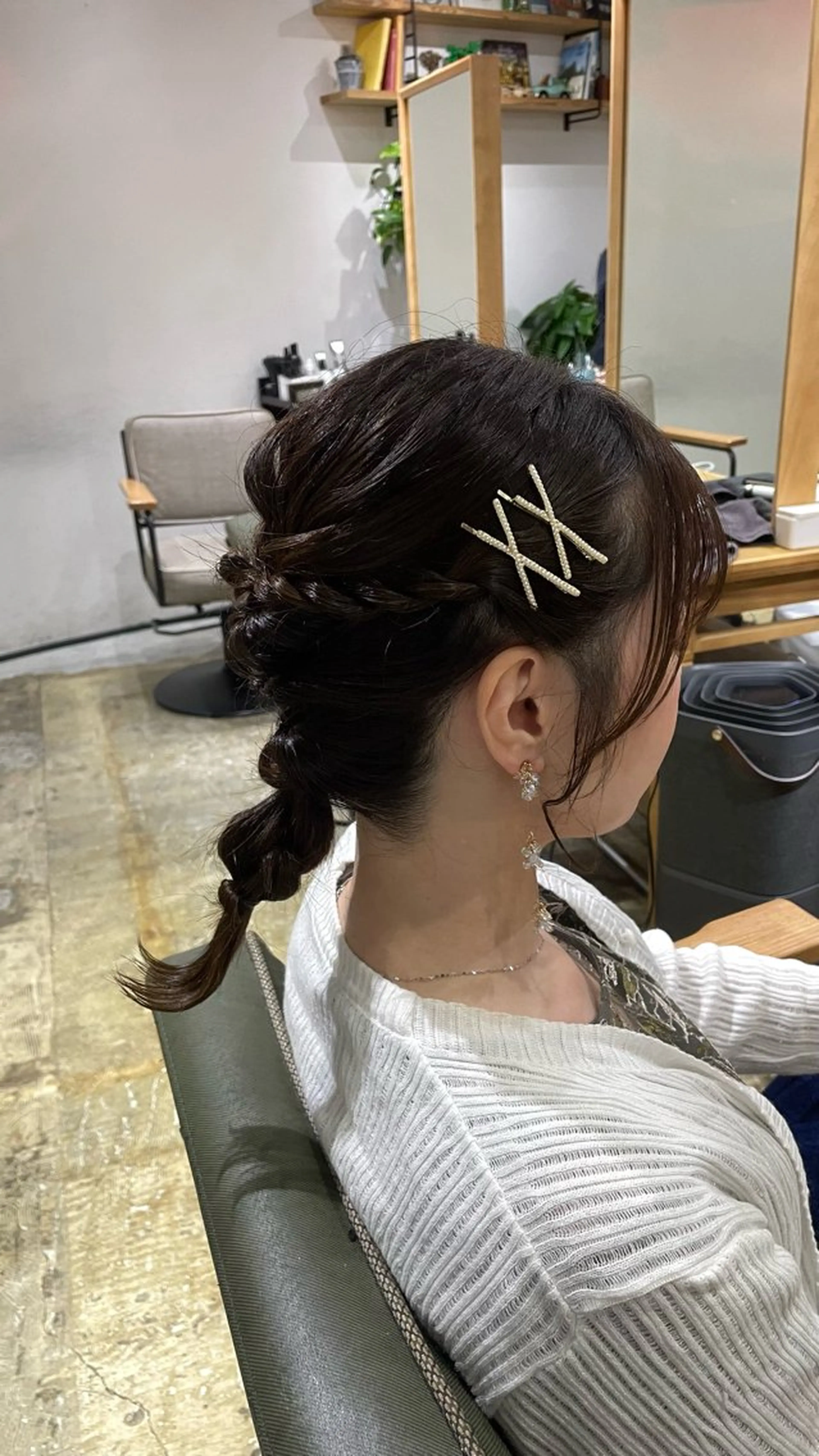 セミロング ヘアセット 🖤keina🖤 詳細必読:*･のヘアスタイル