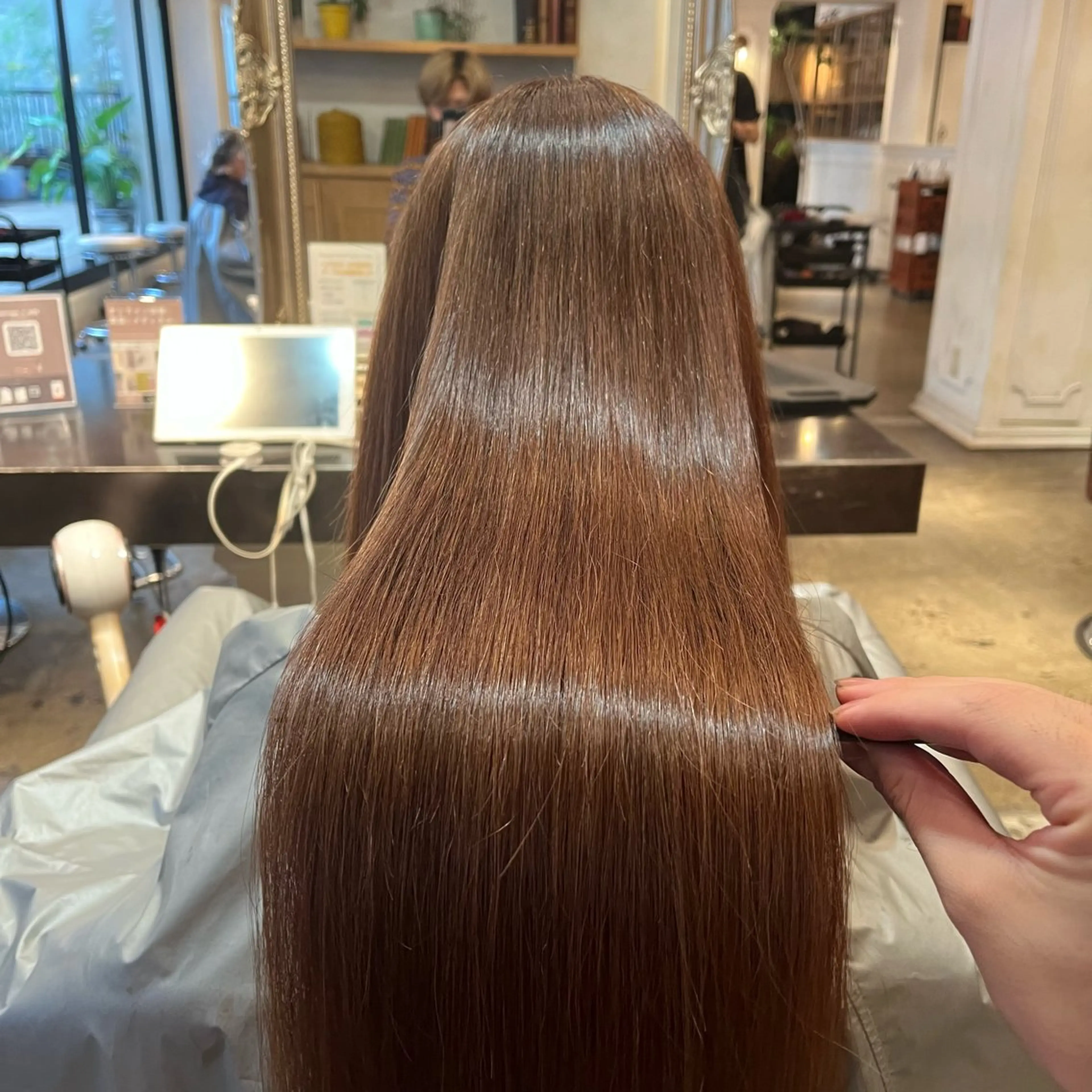 ロング ヘアカラー トリートメント 髪質改善/shuki 韓国/代表取締役のヘアスタイル