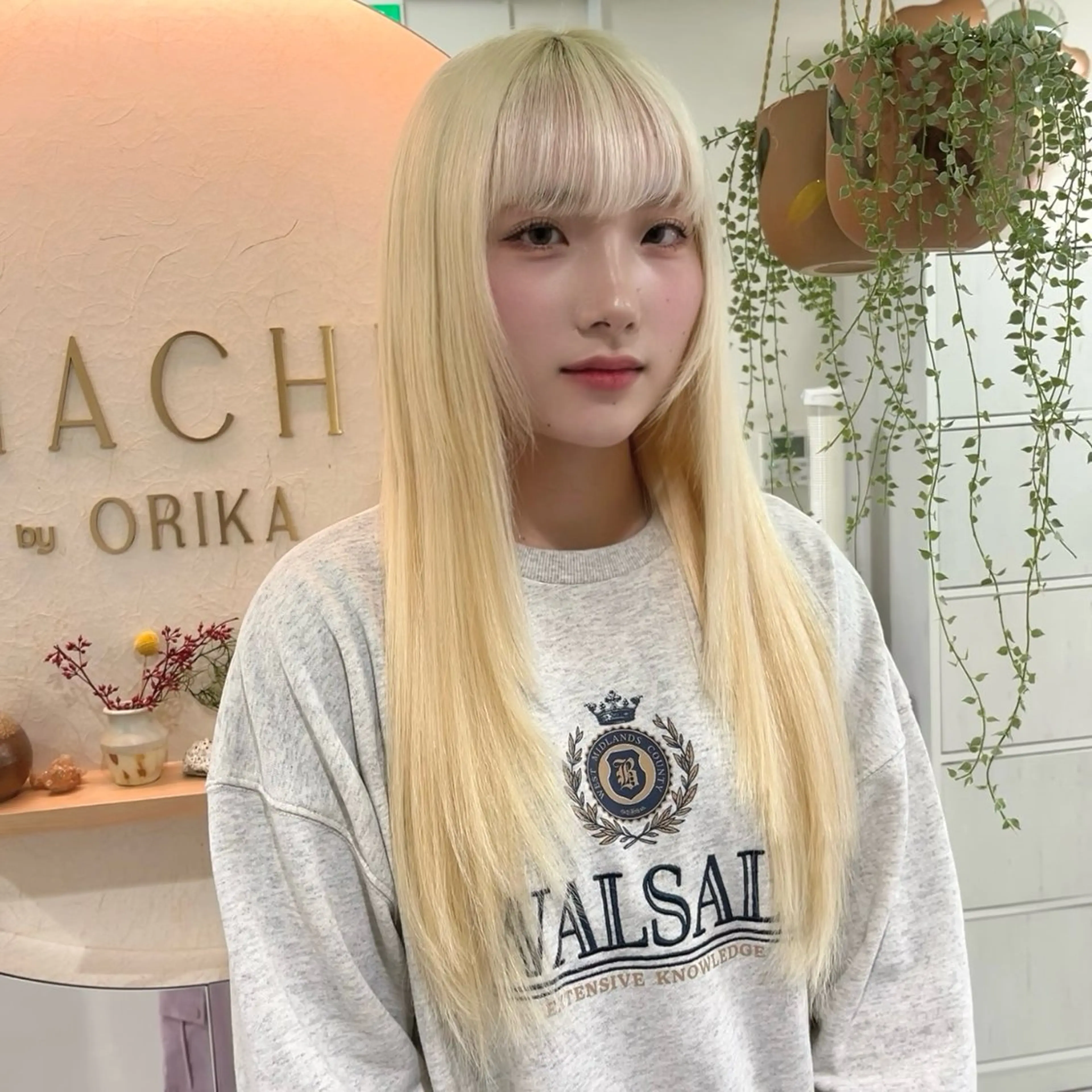 ロング カット エクステ MOE🐈‍⬛🎀 エクステ/ワンホンのヘアスタイル