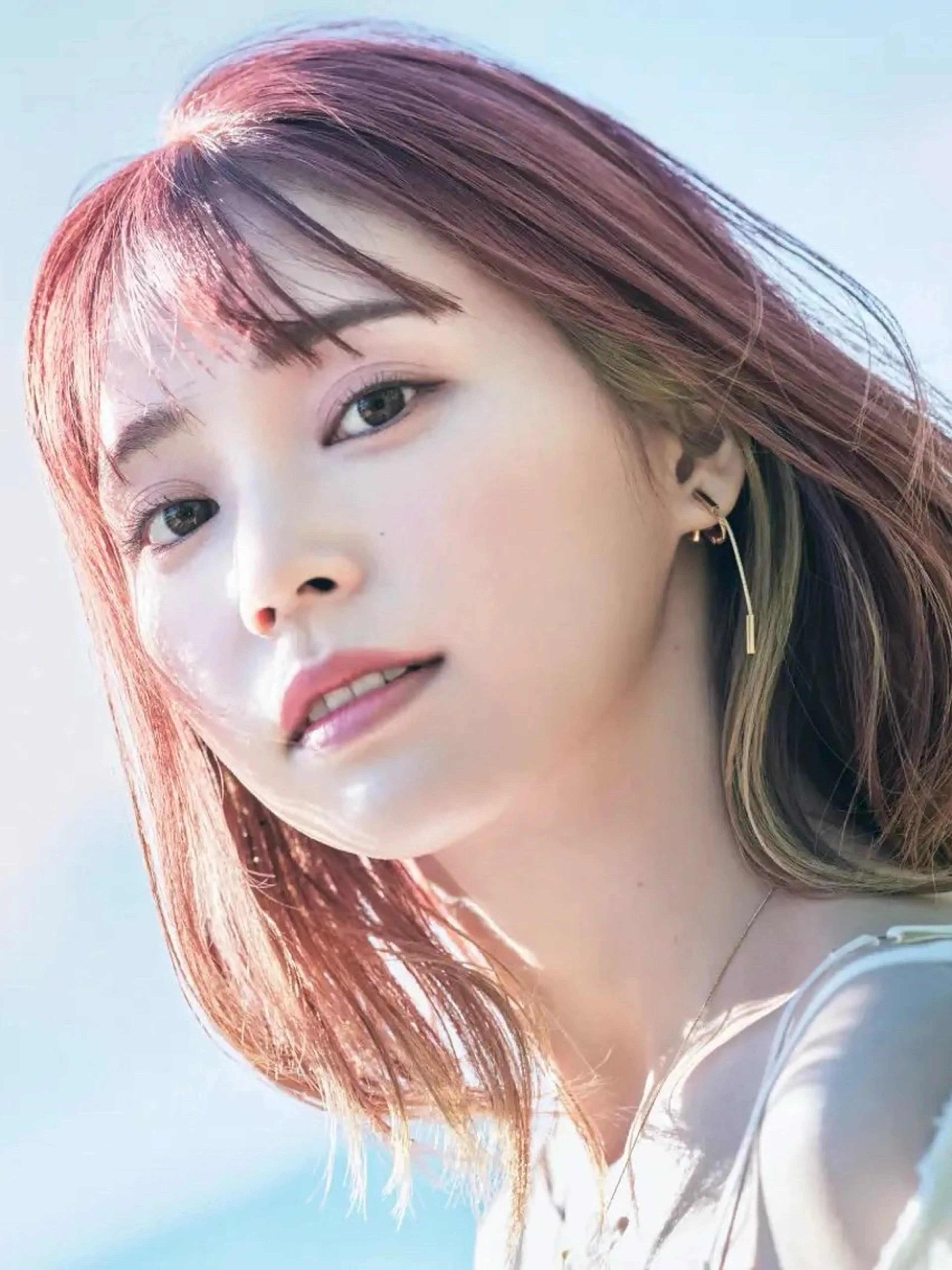 セミロング カラー パーマ 松島祐介【店長／ トップディレクター】のヘアスタイル