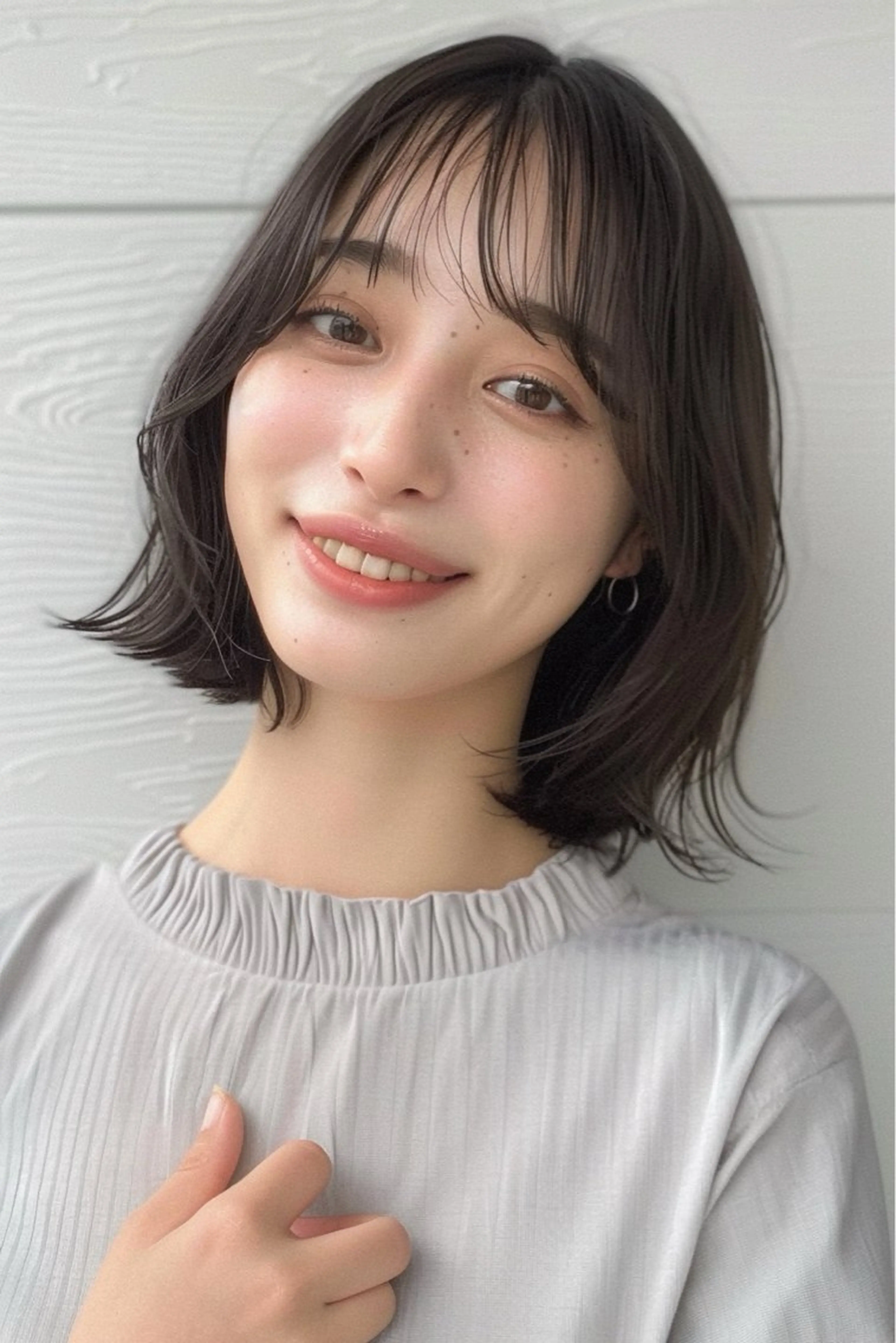 カラー ヘアカラー ナック美容室阿倍野店 リタッチモデル🎀のヘアスタイル