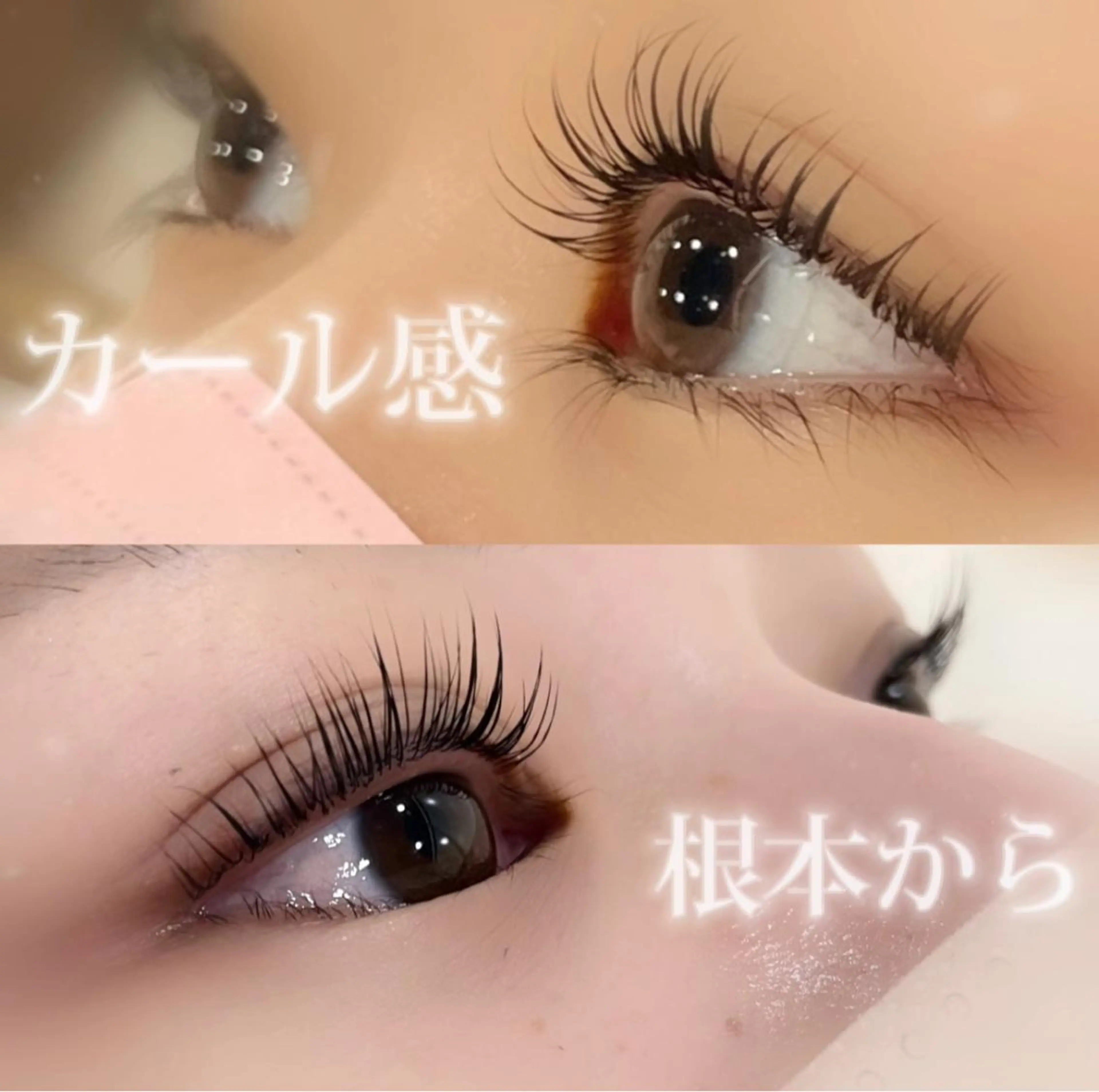 マツエク・マツパ まつげパーマ 超透明感カラー🦋韓 国羽エクステ🪽🫧のマツエク・マツパデザイン