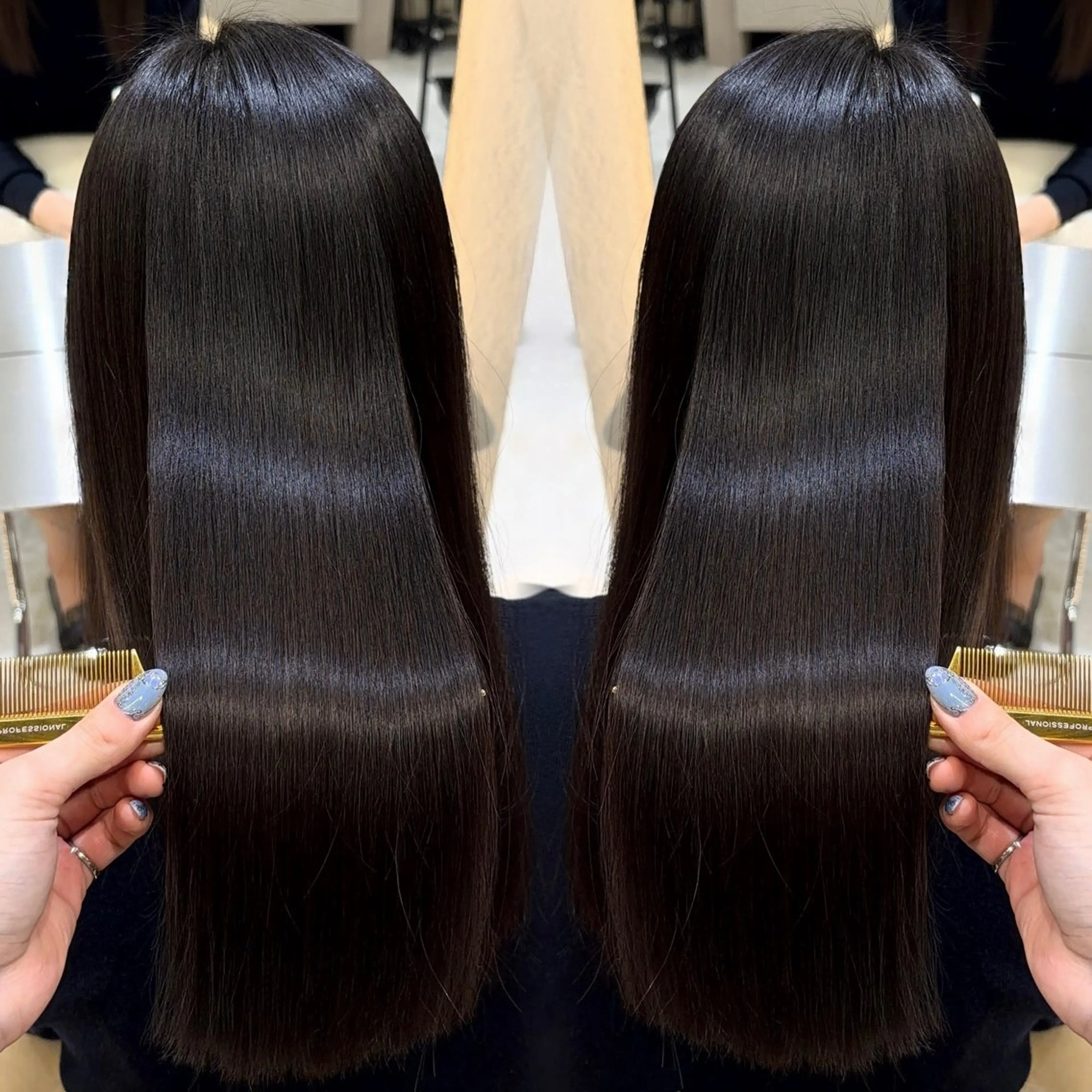 ロング トリートメント 透明感カラー🤍/ 髪質改善🖤airiのヘアスタイル