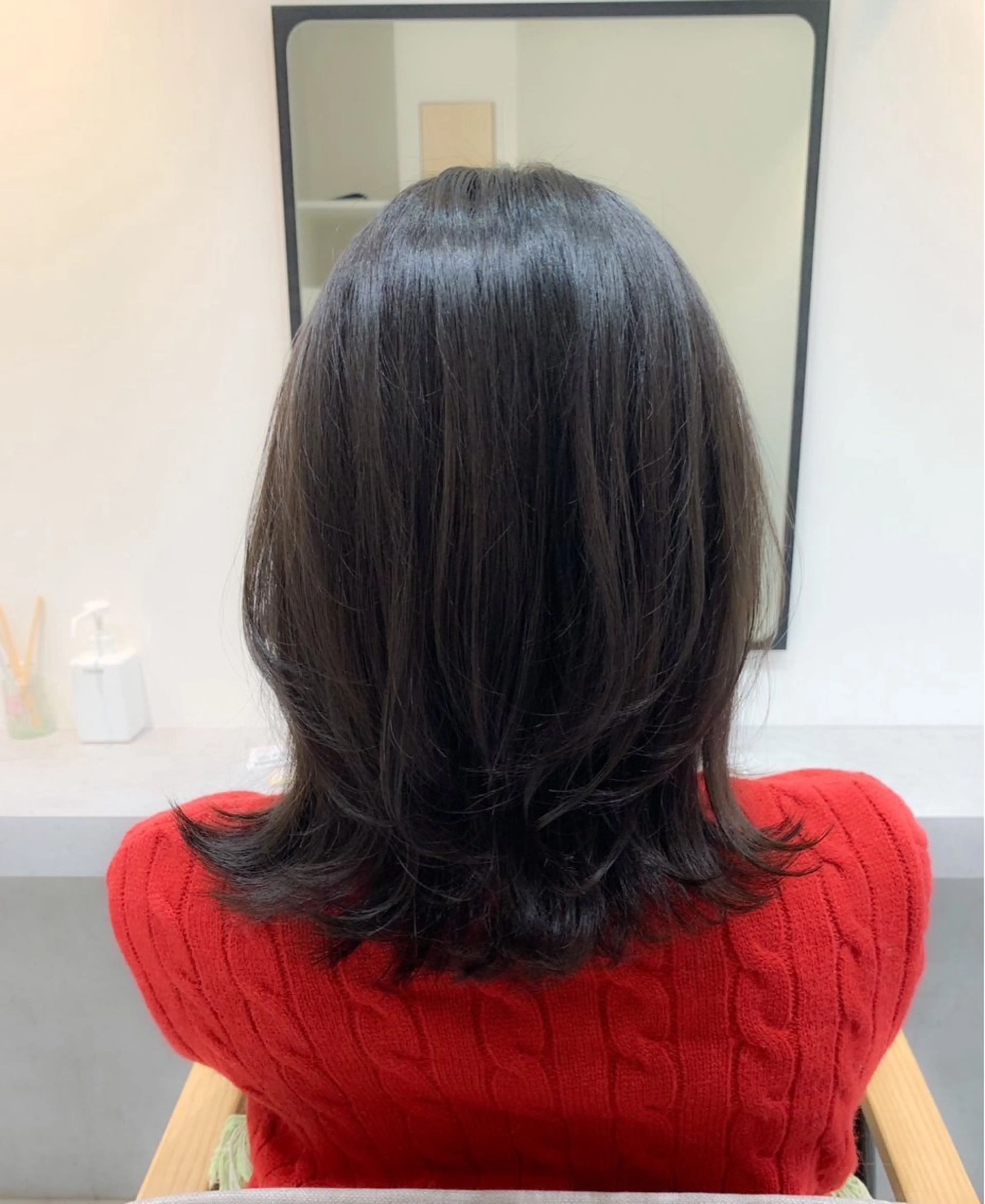 ミディアム fizelle 南堀江のヘアスタイル