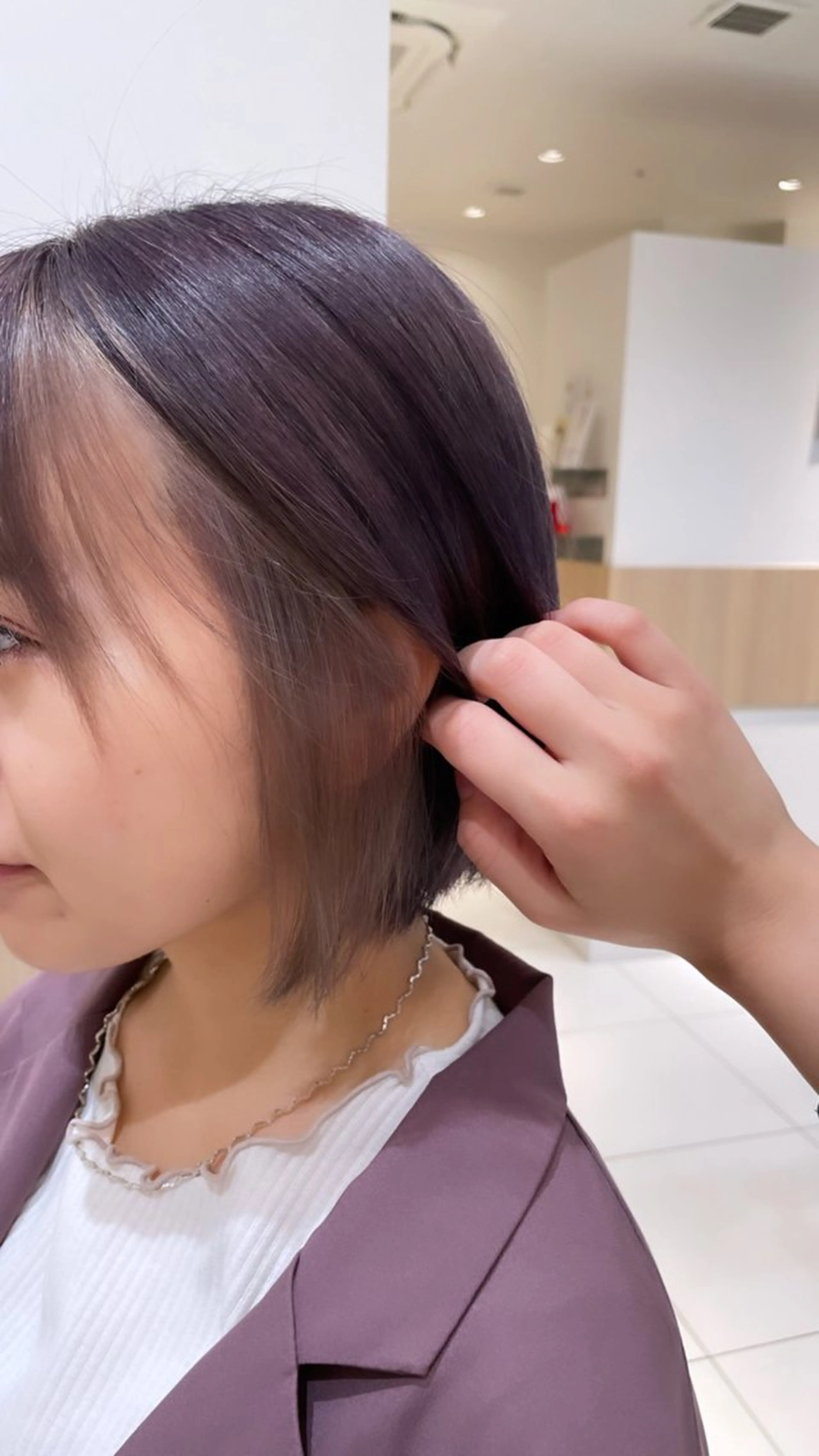 セミロング カラー ウルトワ特化/ 艶髪人気/Renaのヘアスタイル