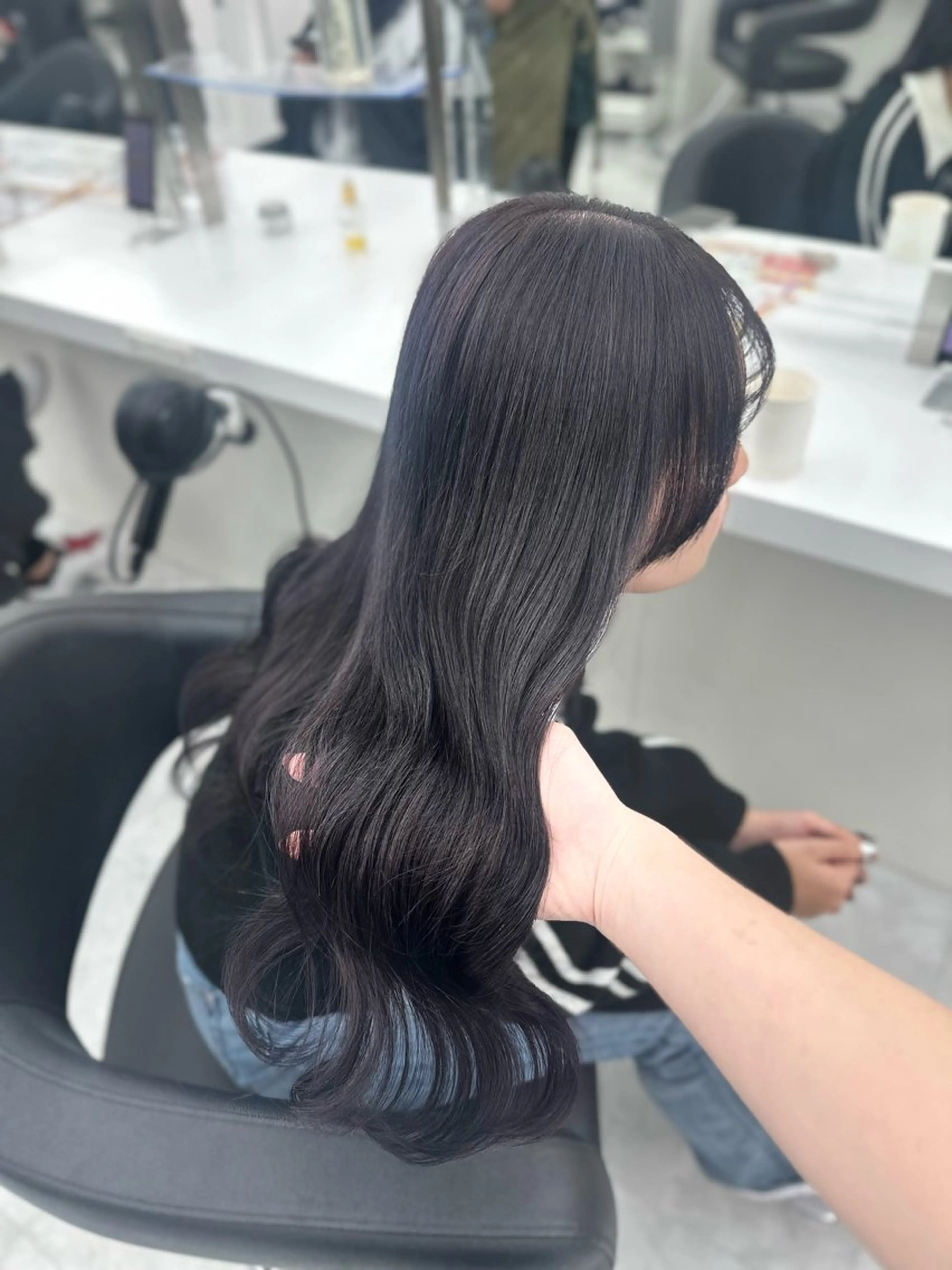 ロング カラー ケアカラー ヘアカラー ヘッドスパ ヘアセット 似合わせstyle ❤︎misaki❤︎のヘアスタイル