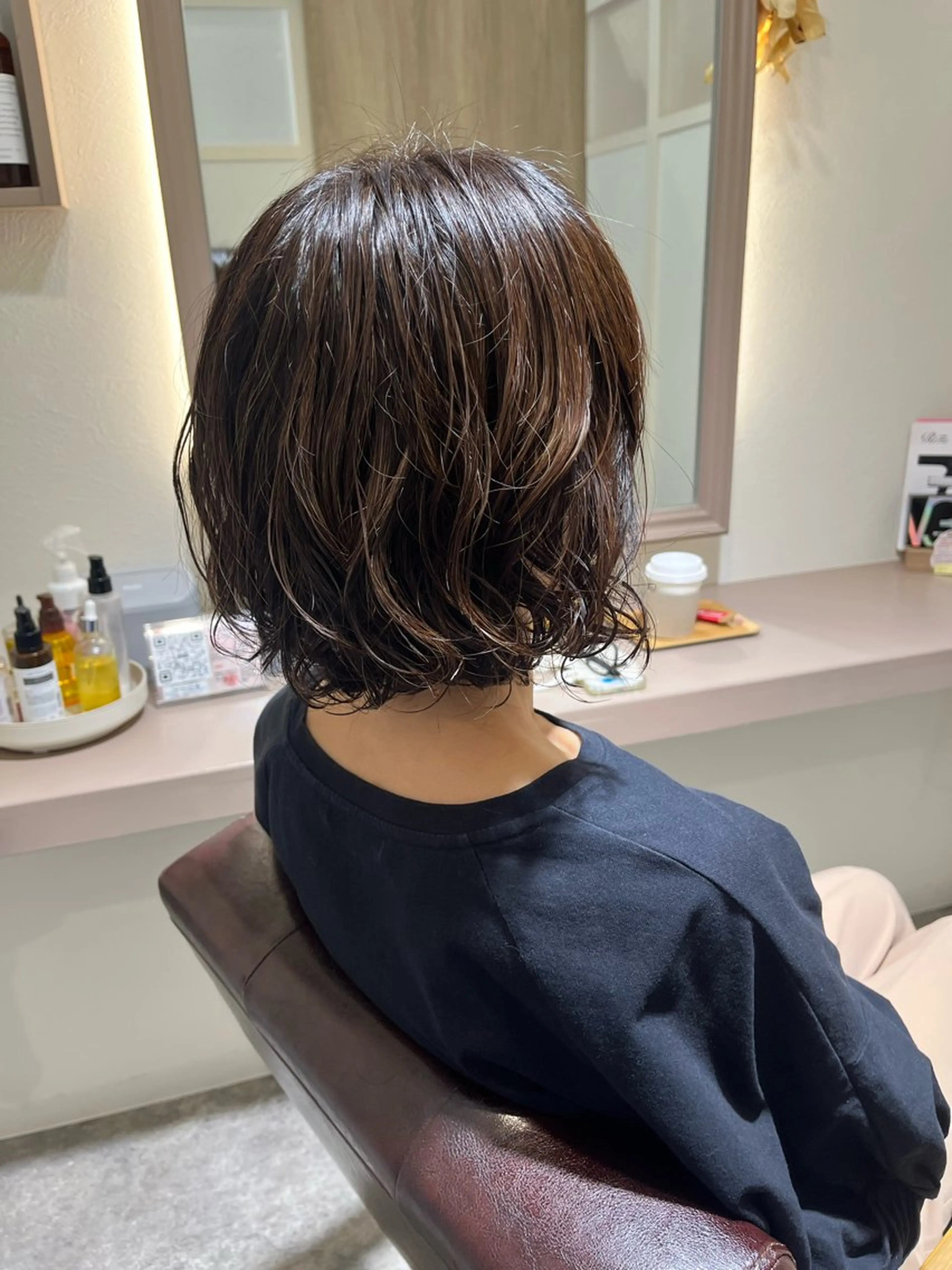 カラー パーマ 堀越 エリのヘアスタイル