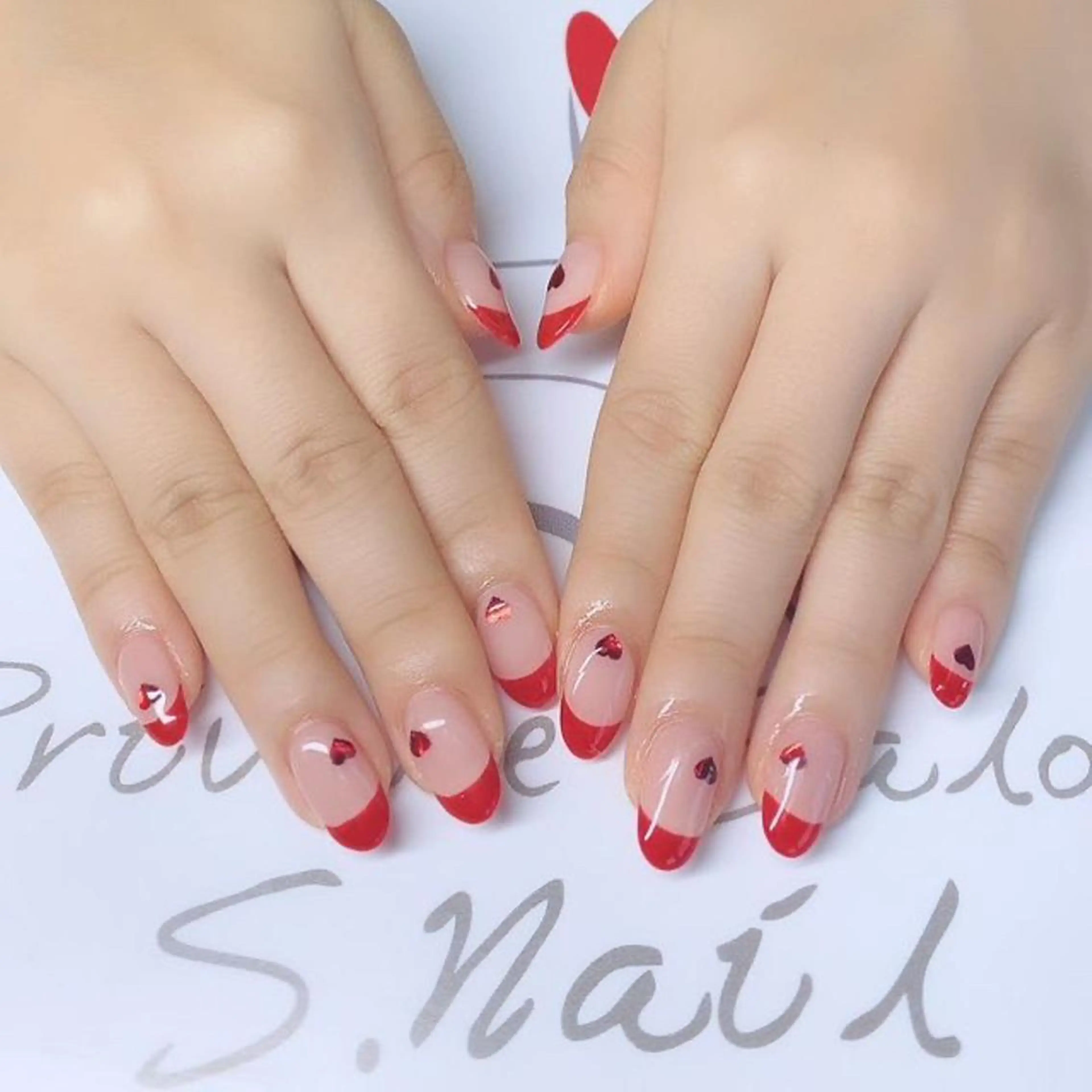 ネイル ハンドネイル 西大分S.Nail 𓏲⋆🪸.⋆⸜🫧のネイルデザイン