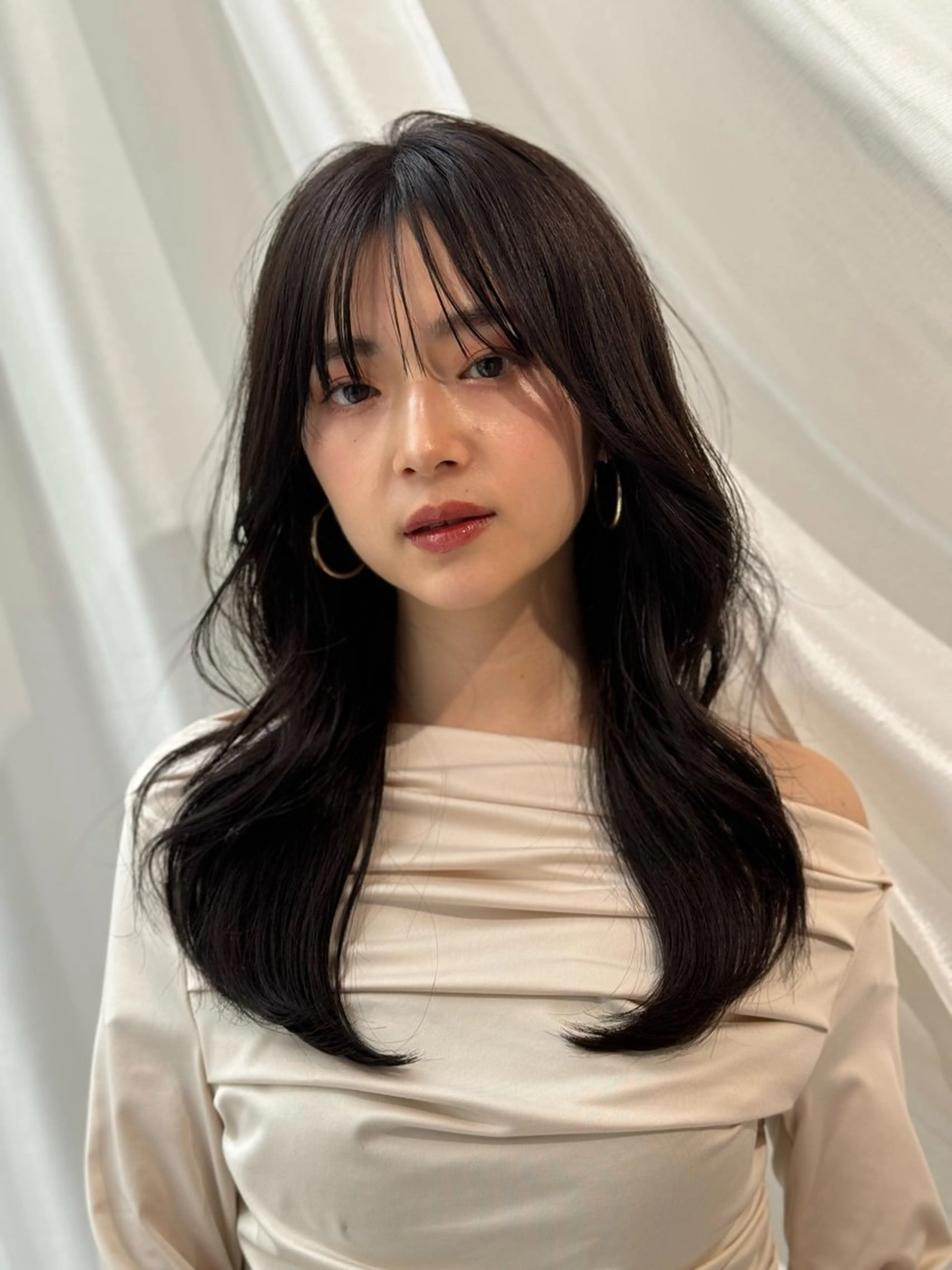 セミロング カラー カット ヘアカラー トリートメント ヘッドスパ ヘアセット 前髪顔まわりカット 🌈中村海聖のヘアスタイル