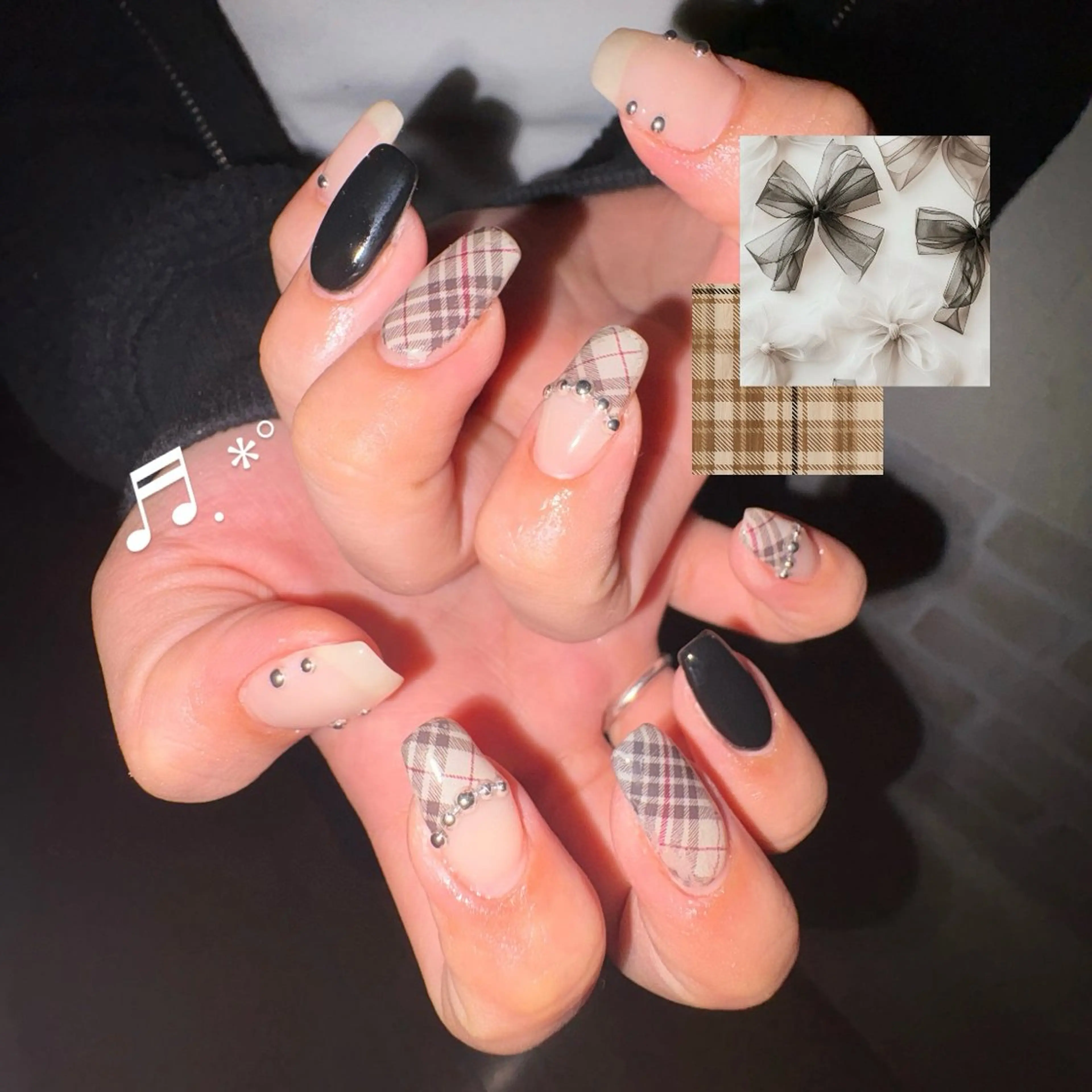 ネイル 持ち込み ハンドネイル Bianca赤羽 MOCHIZUKIのネイルデザイン