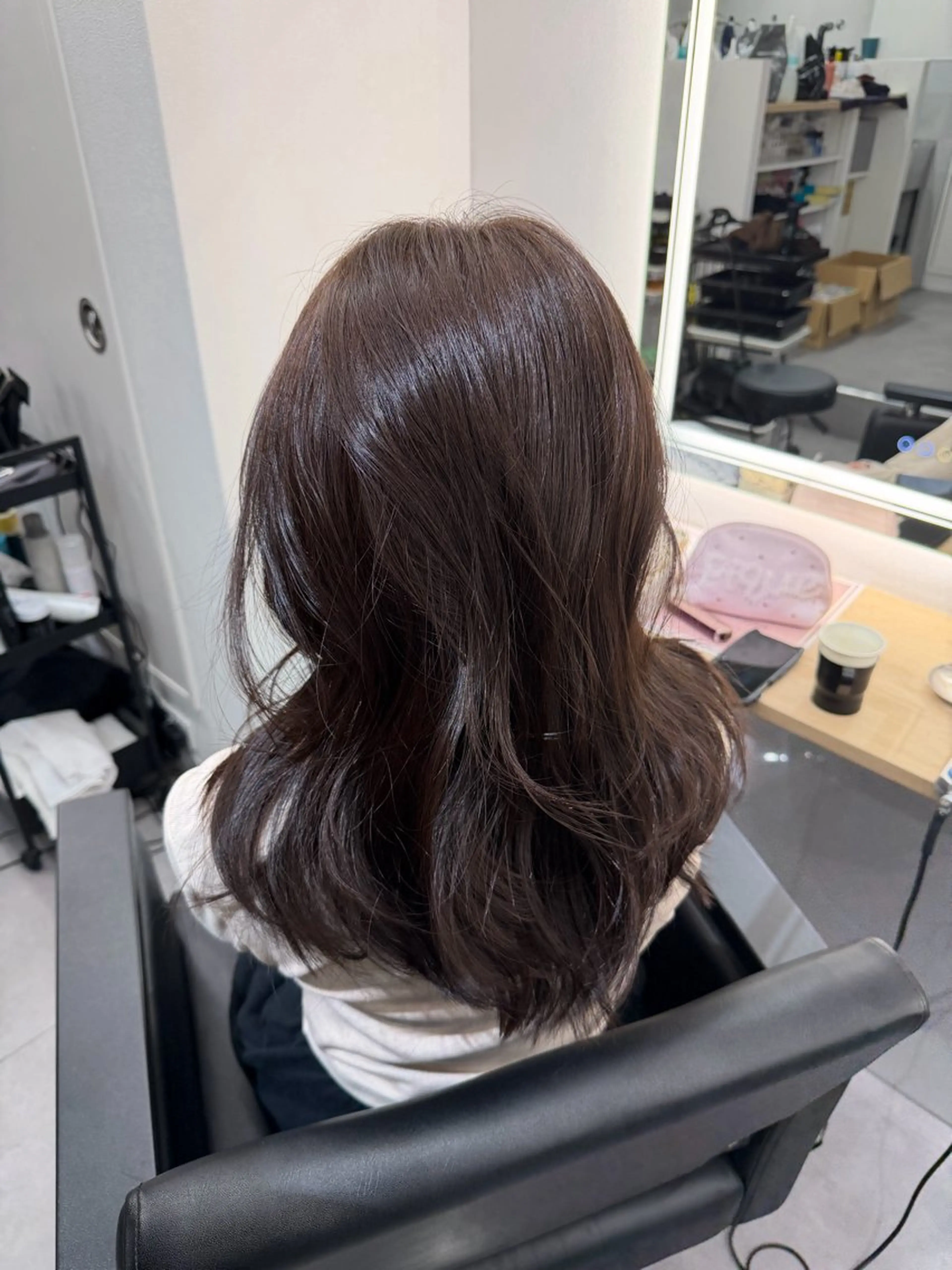ミディアム ヘアカラー 松本 匠のヘアスタイル