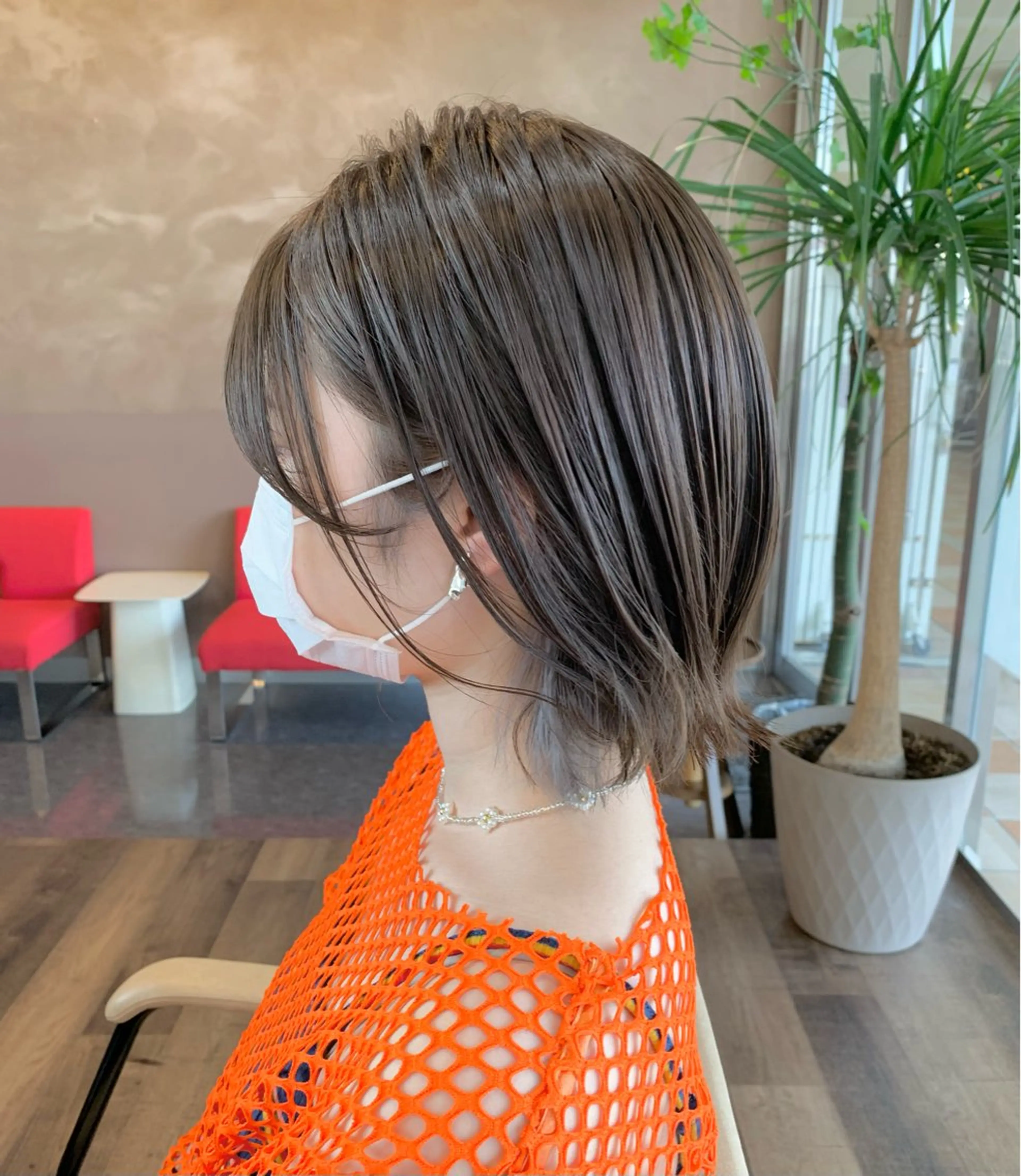 ショート カラー インナーカラー ボブ カット 【艶カラー】 STYLE 和泉俊希のヘアスタイル