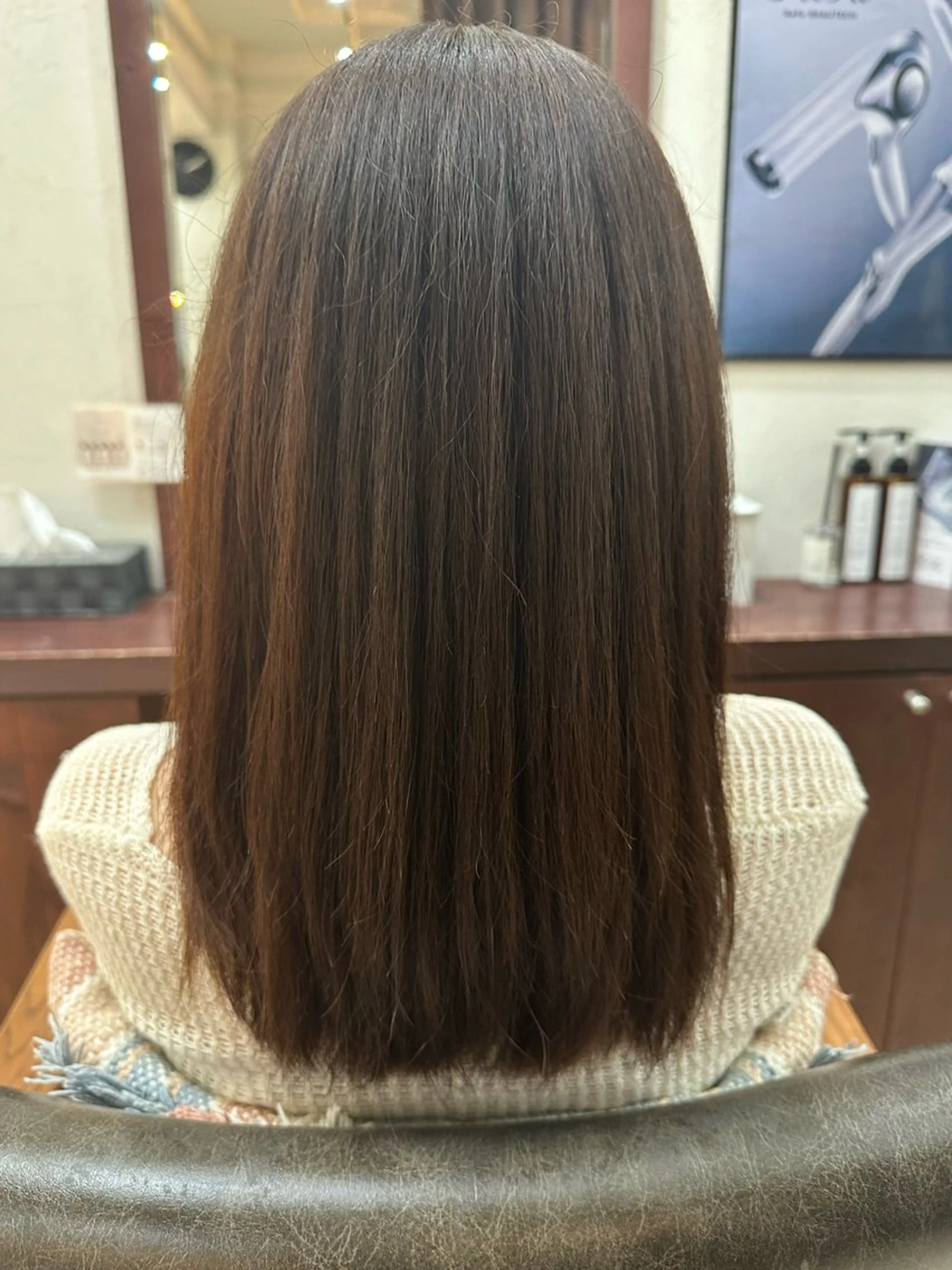 ミディアム 我満 宏映のヘアスタイル