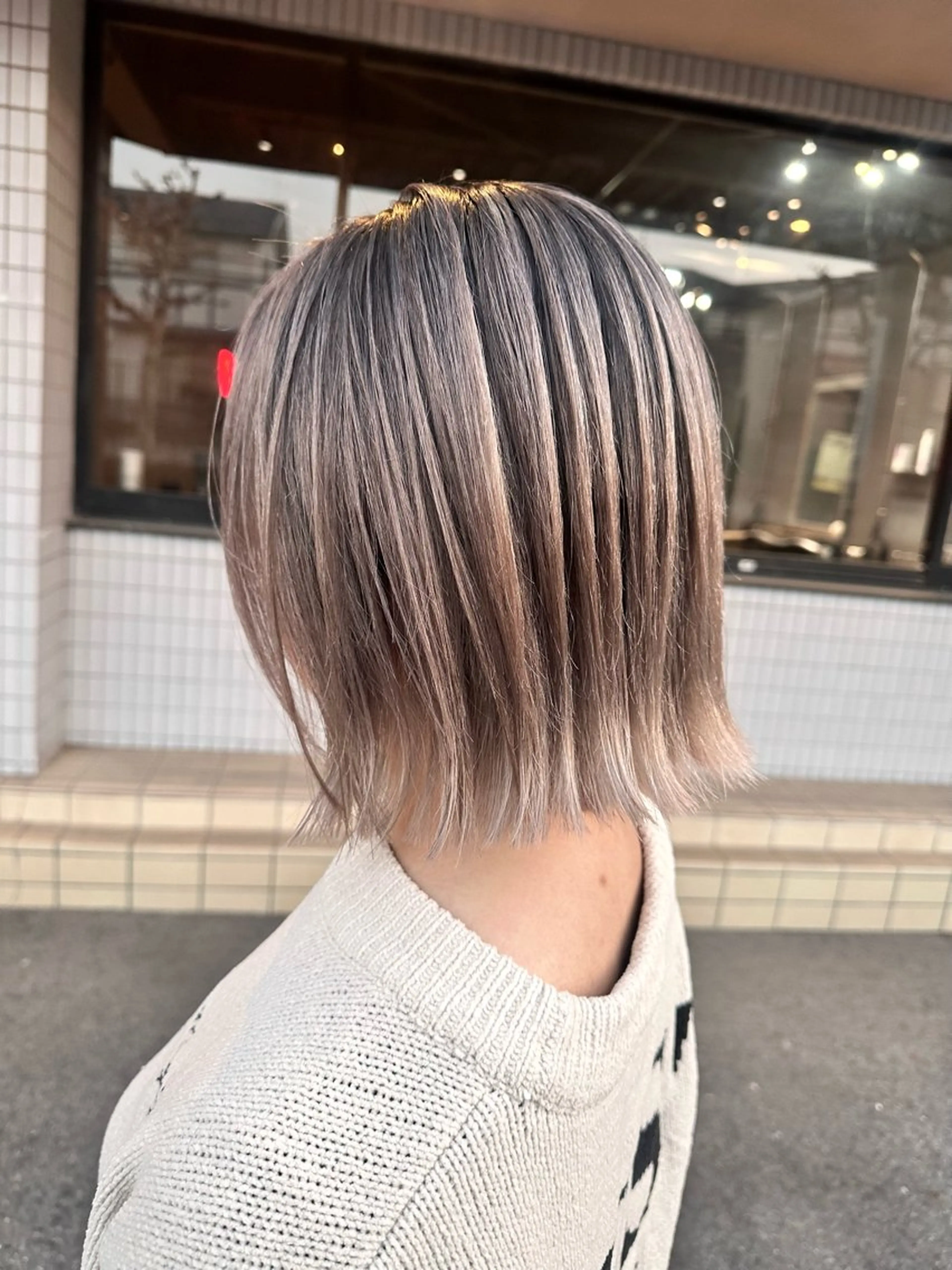 透明感カラー+3ステップトリートメントの写真