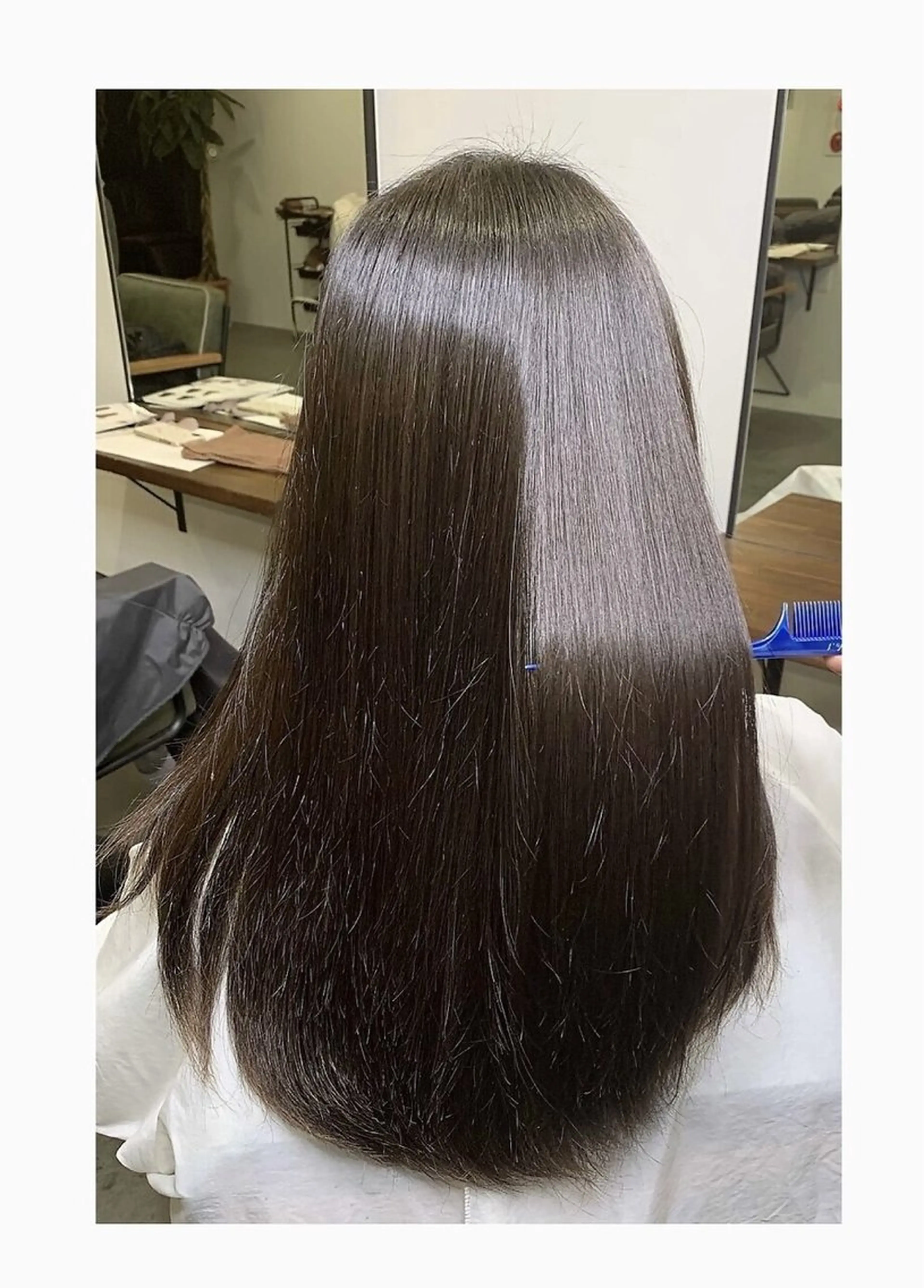 ロング ⭐️美髪矯正⭐️ 室岡仁哉のヘアスタイル