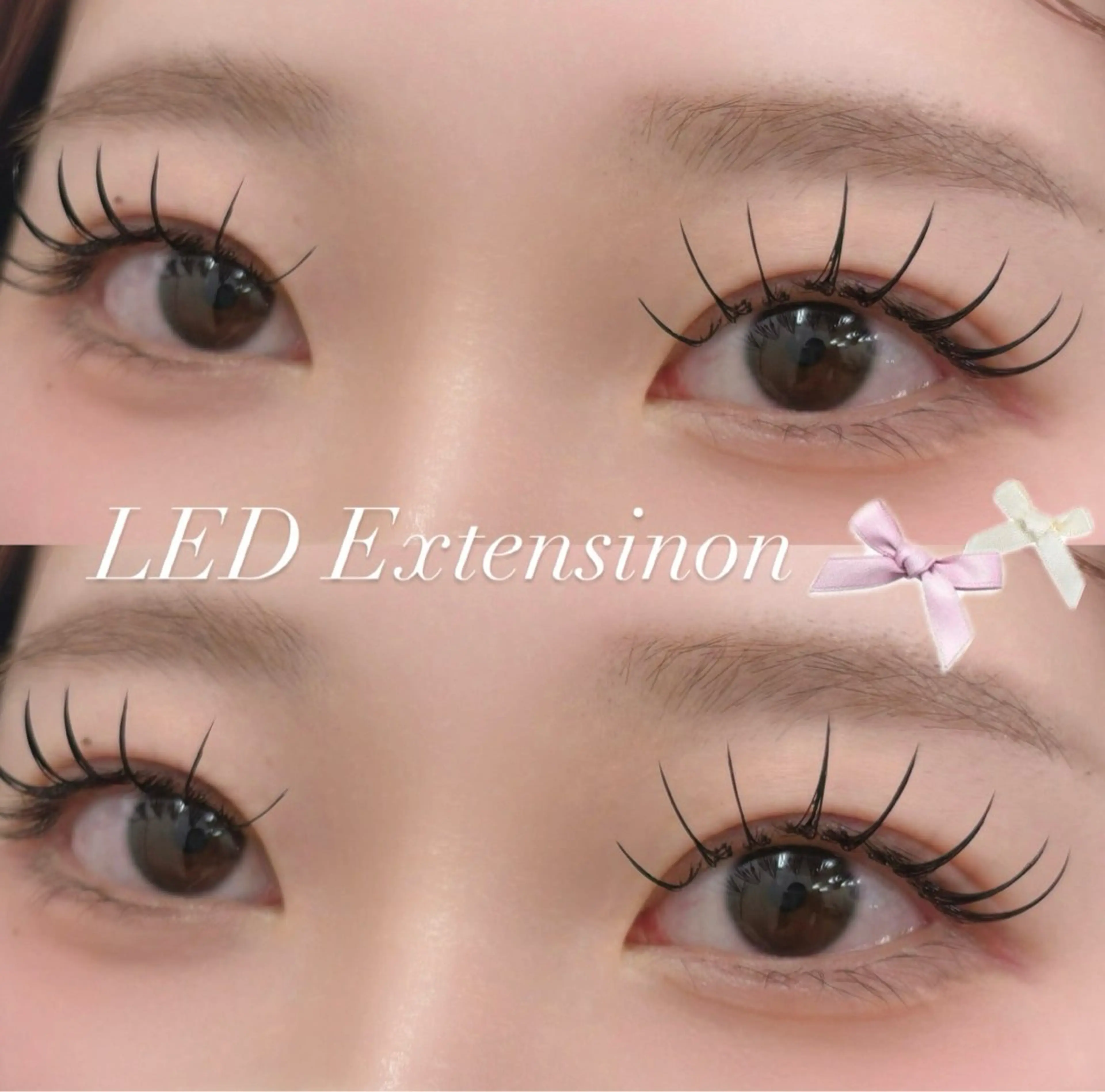 🩷LEDエクステ100本🩷の写真