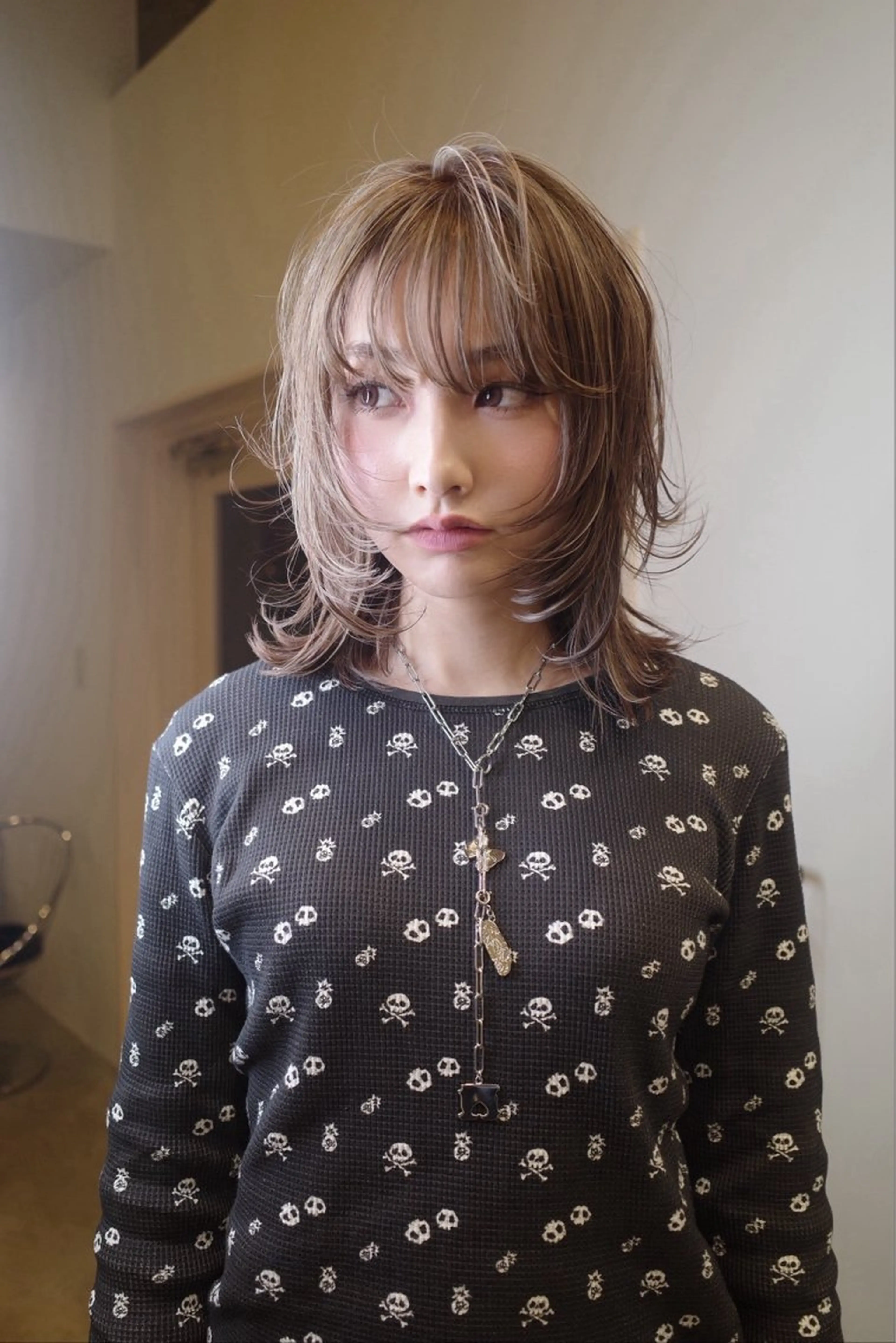 ロング カラー カット 西尾市Tau  豊田 隆人のヘアスタイル