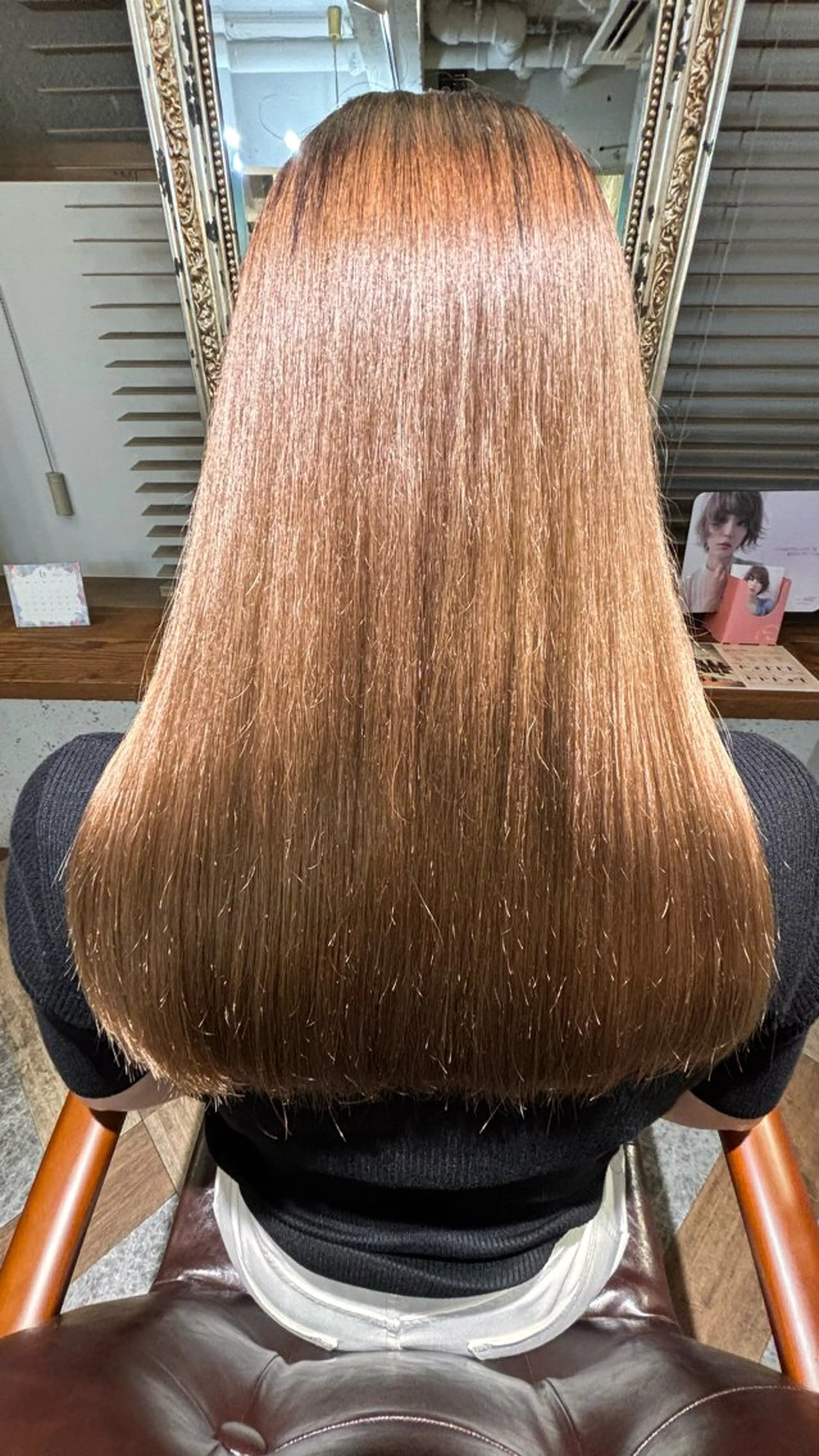 ロング 縮毛矯正 トリートメント moon所属・平出 千尋のヘアスタイル