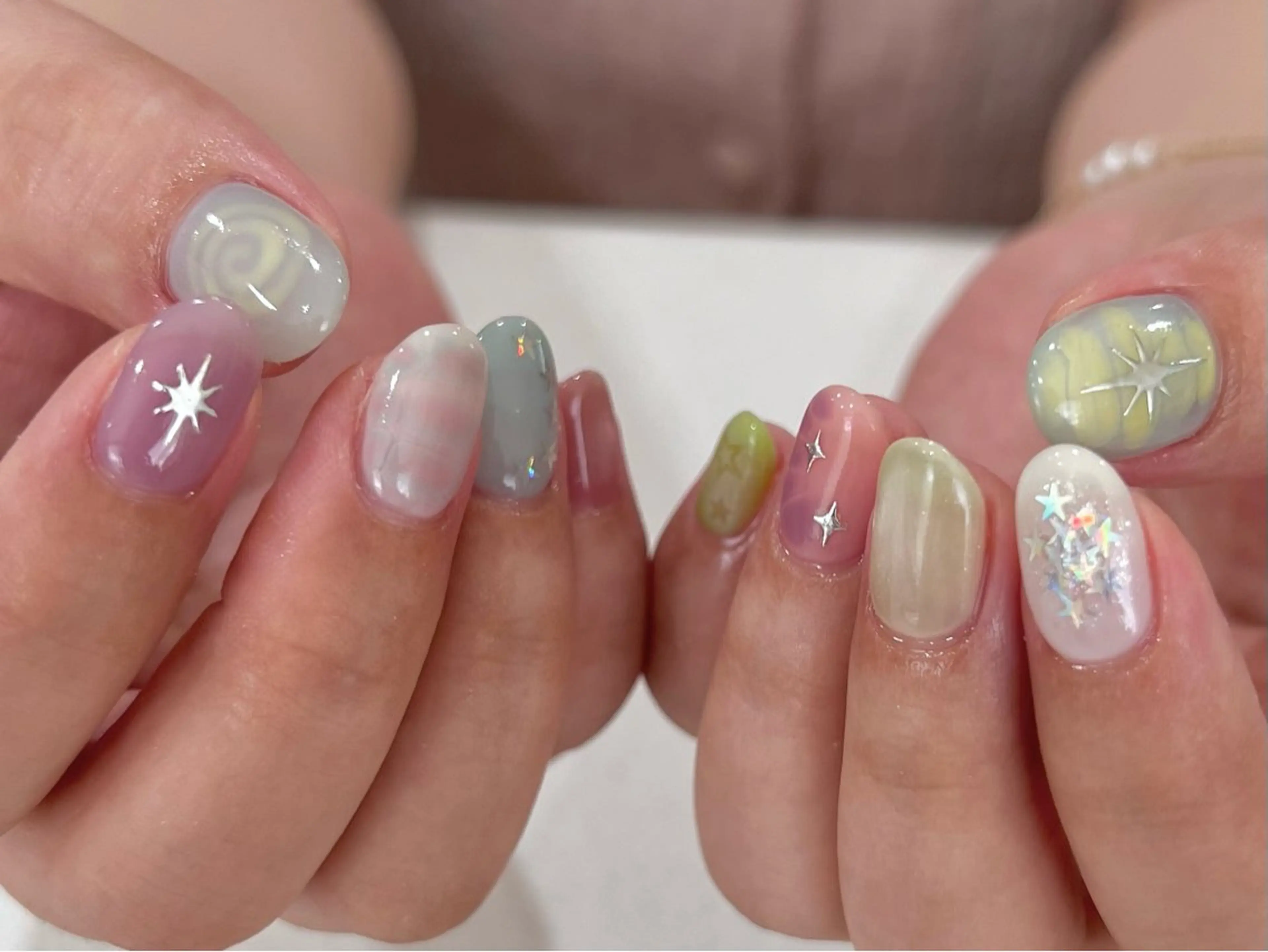 ネイル tsuki nail /三茶/韓国ネイルのネイルデザイン