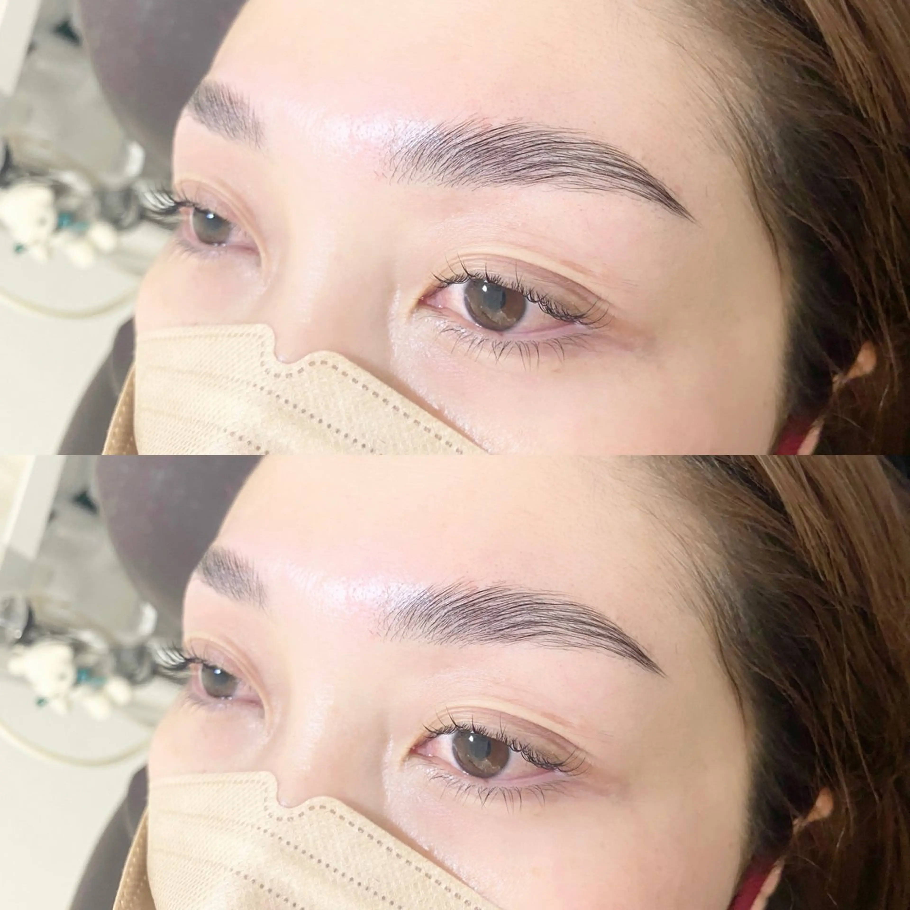 アイブロウ ハリウッドブロウリフト M.wish SHIORIのマツエク・マツパデザイン