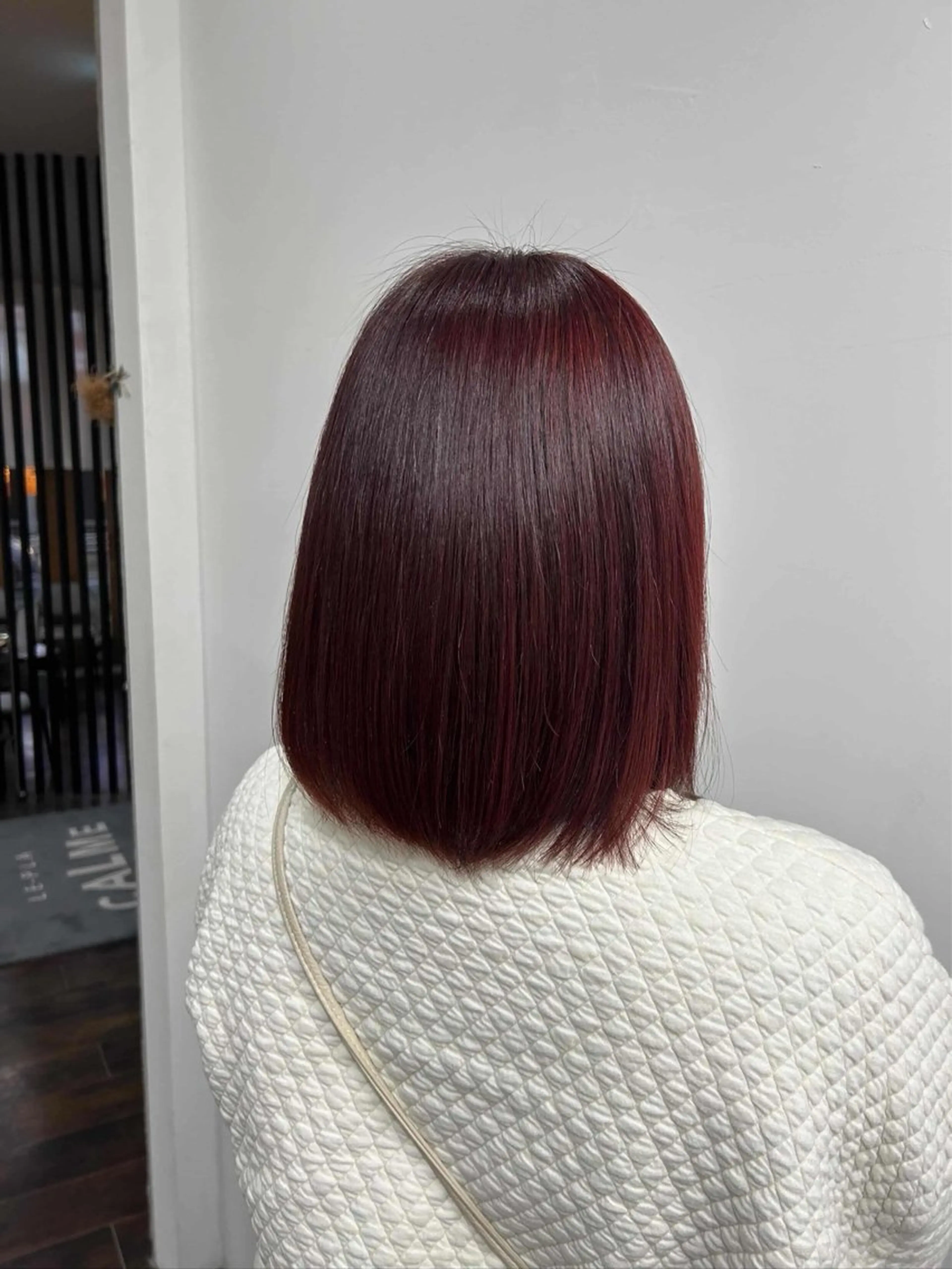 カラー ルプラボウ ふくい きなりのヘアスタイル