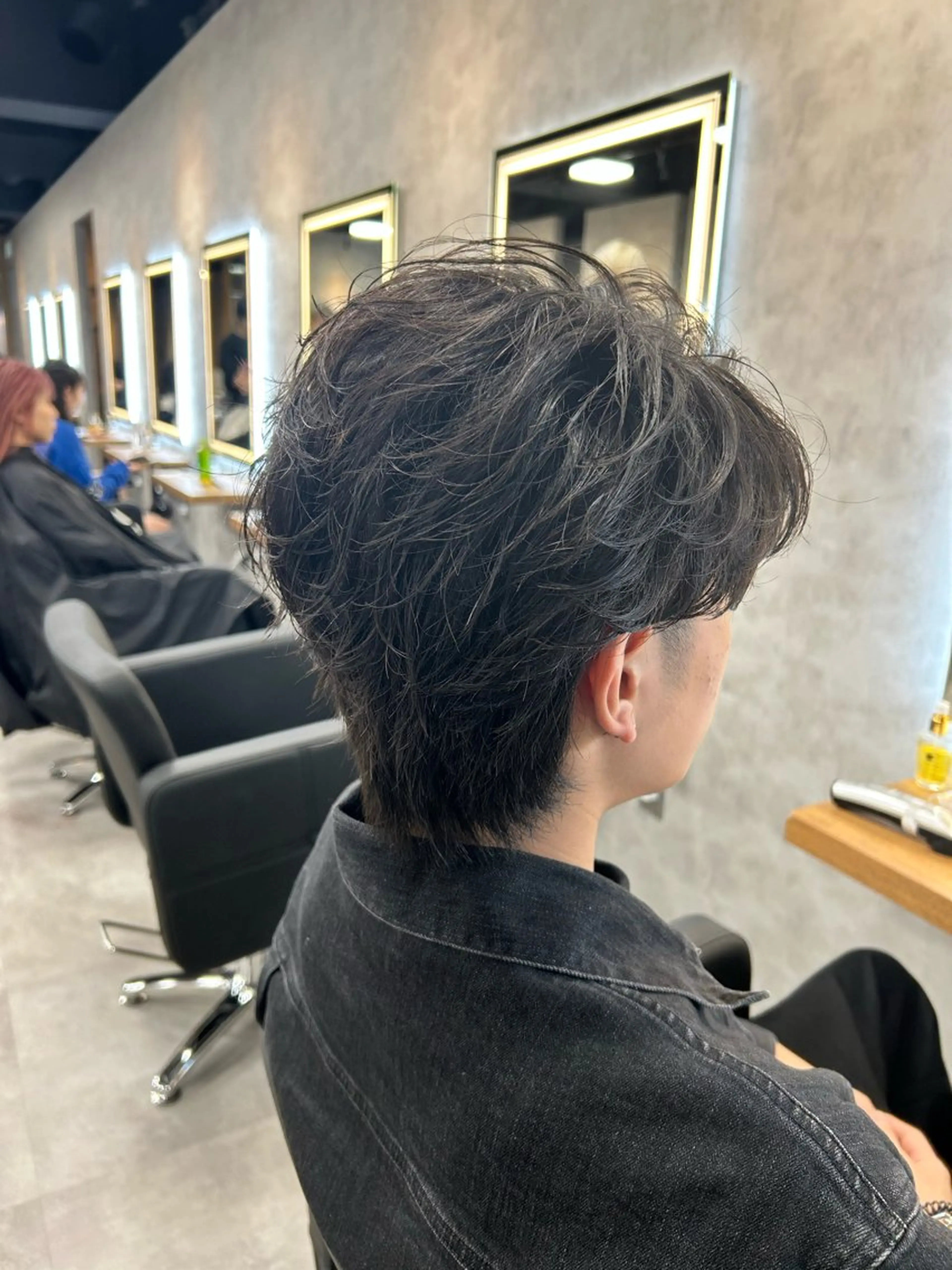 ショート カラー パーマ メンズ フェザーパーマ メンズパーマ ショートヘア カット パーマ メンズ特化 👑YUTAのヘアスタイル