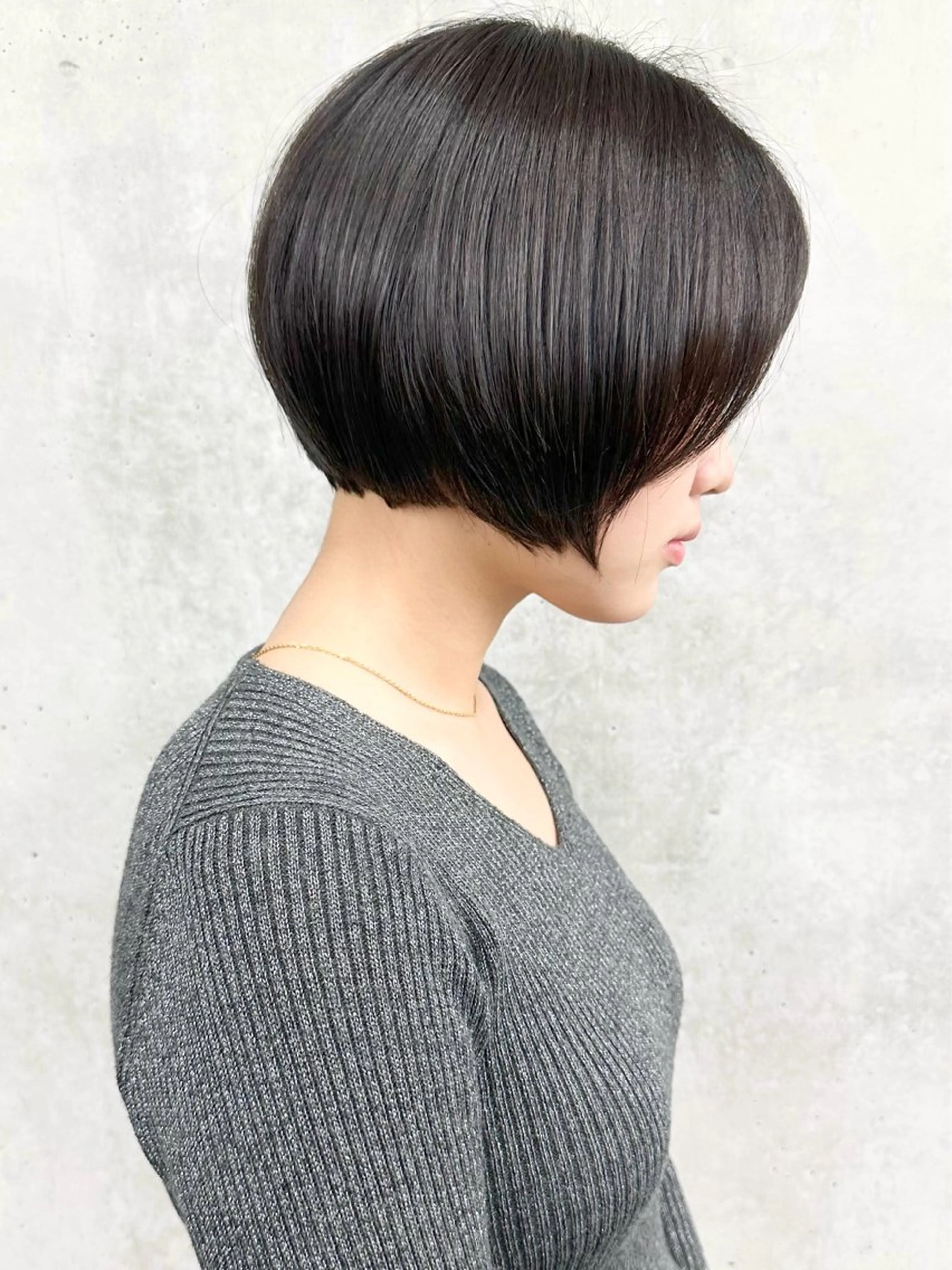 ショート カット ヘッドスパ ボブ/ゆるふわ ボブパーマ/とういのヘアスタイル
