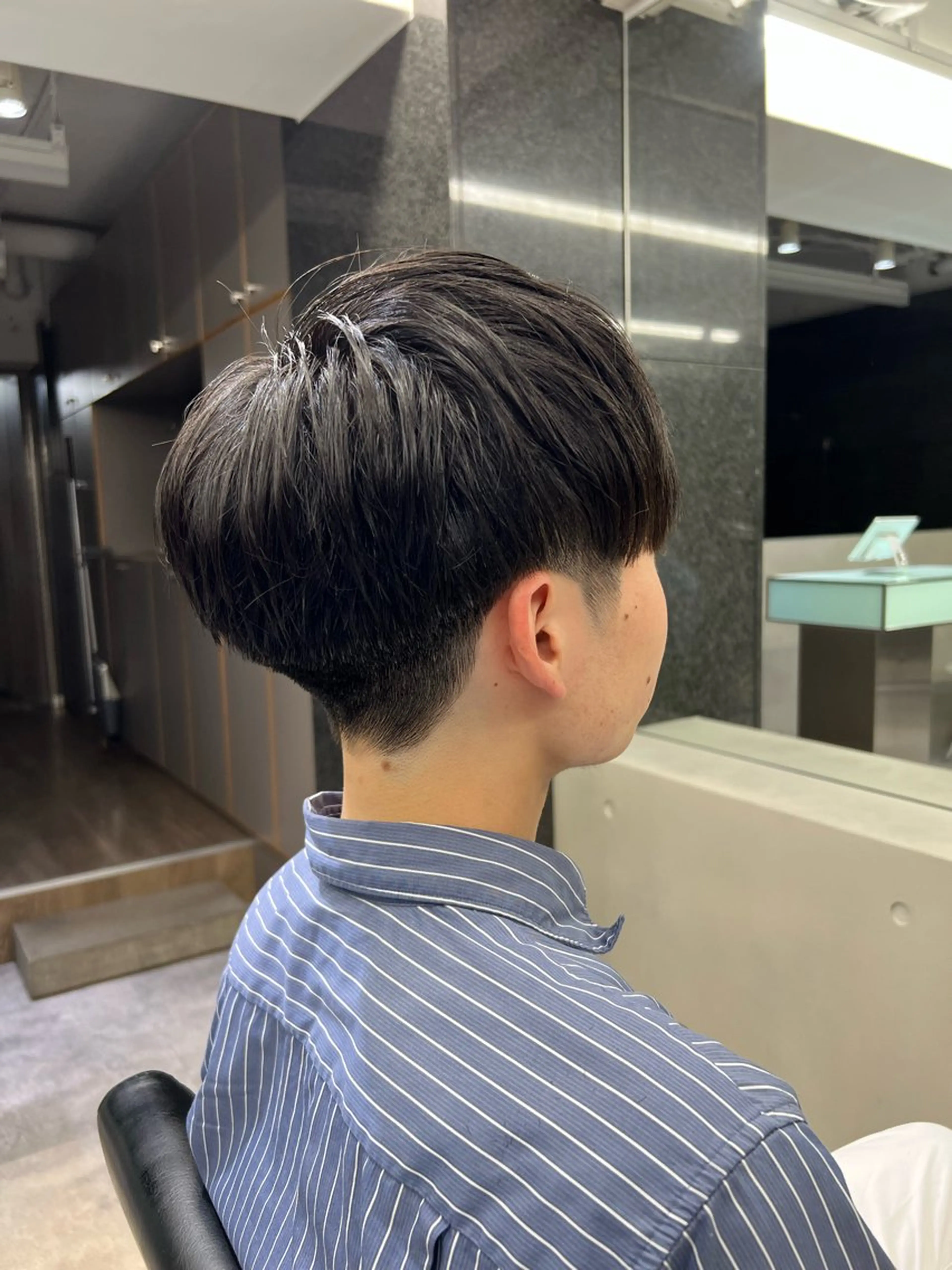 メンズカット👦（刈り上げマッシュ）の写真