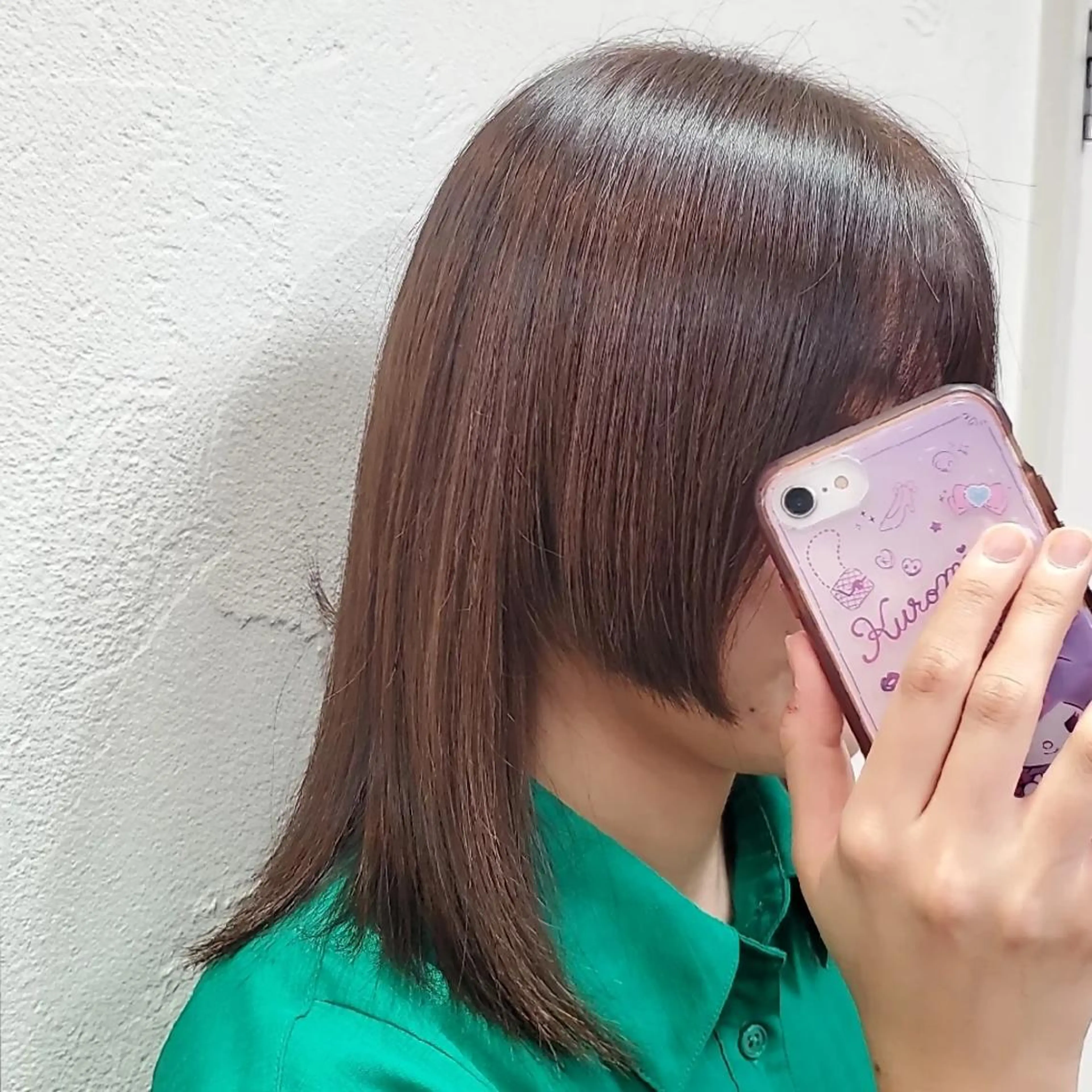 ミディアム 姫カット 髪質改善/白髪ぼかし SHIONのヘアスタイル