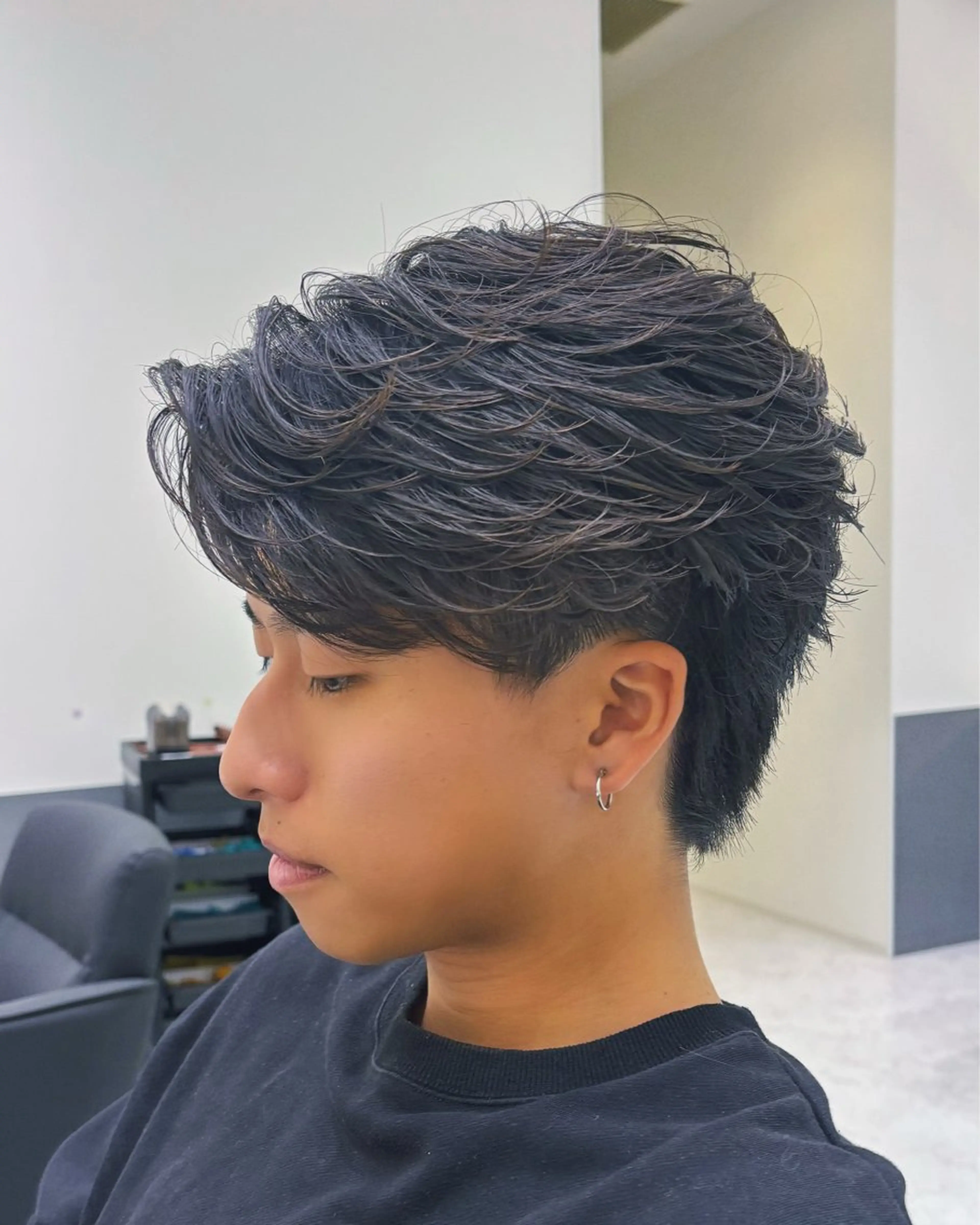 パーマ メンズ フェザーパーマ メンズパーマ パーマ 常原悠希 メンズ特化のヘアスタイル