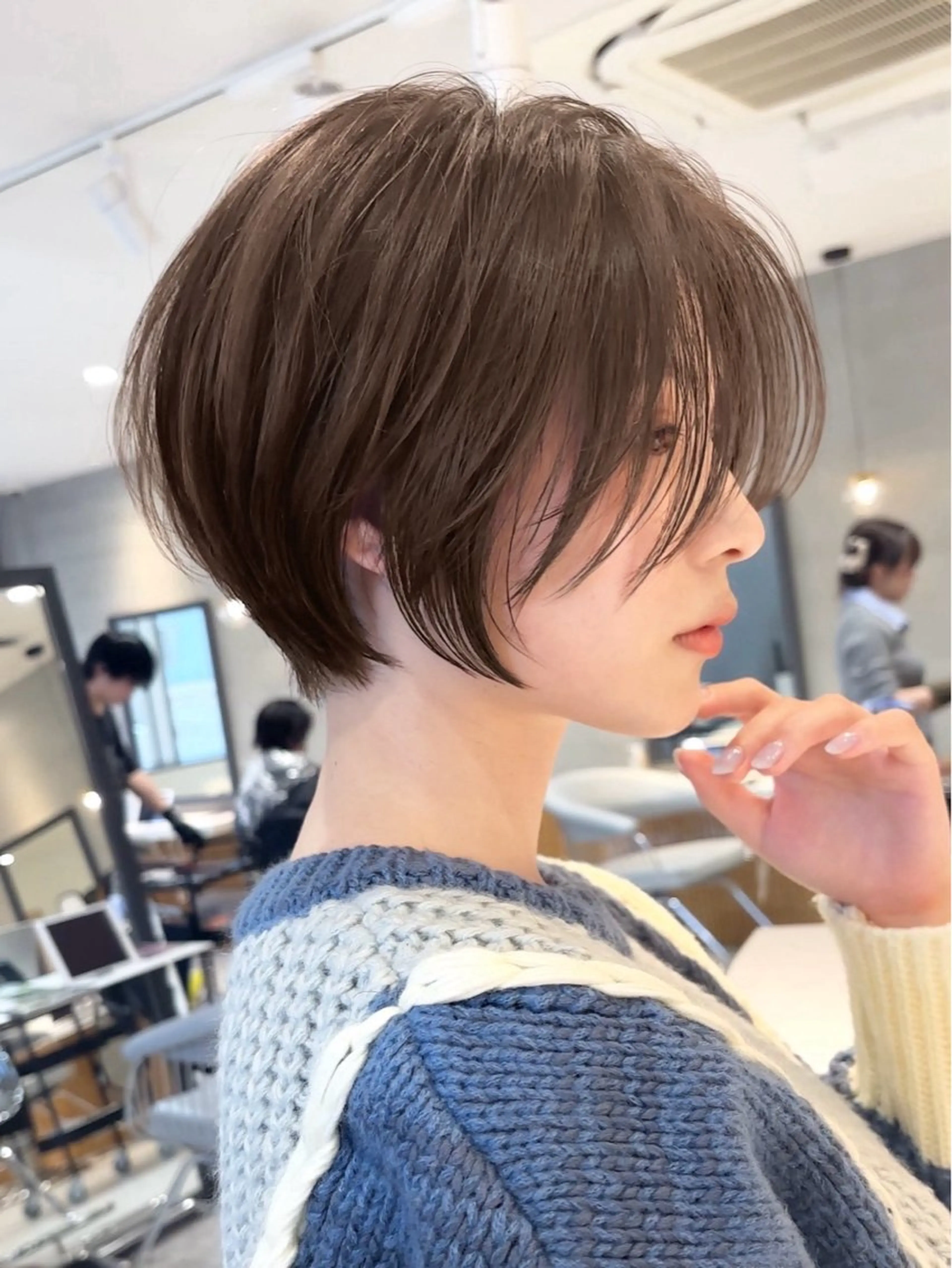 ショート カラー カット トリートメント Lond Bloom 天神ショート/ボブのヘアスタイル