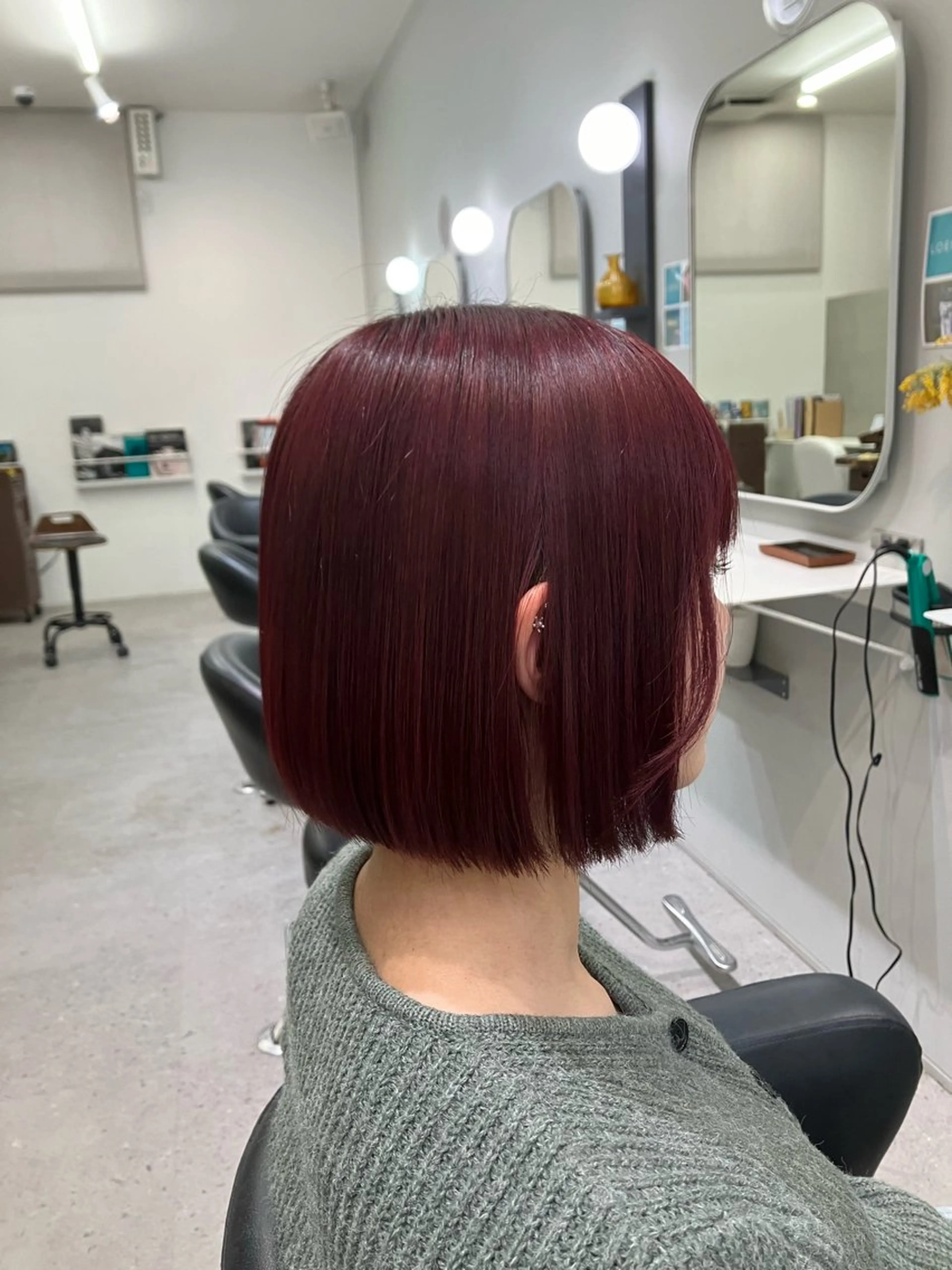 ショート ヘアカラー トリートメント 【GUK】 🦋RIN🦋のヘアスタイル