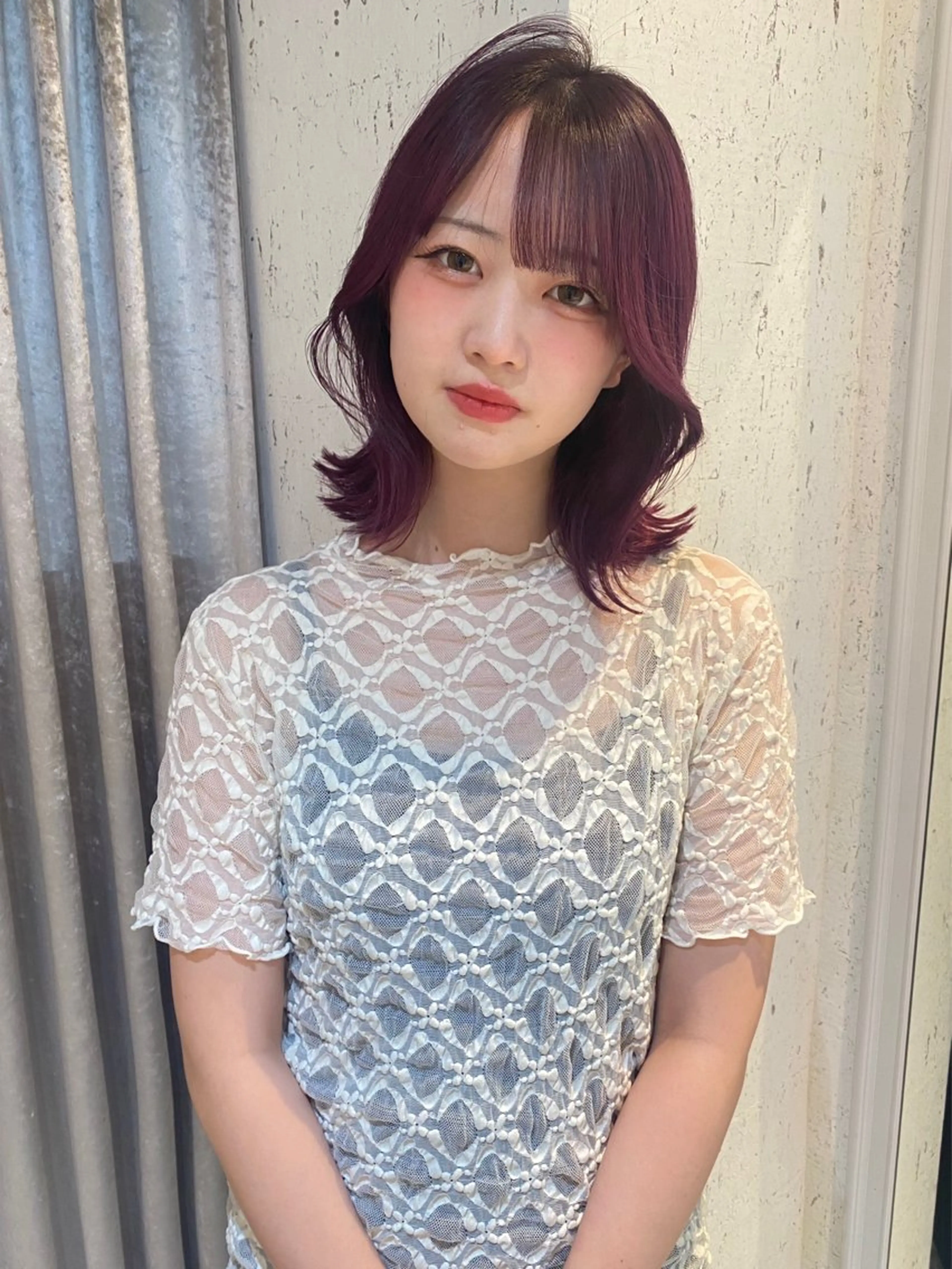 ミディアム カラー カット ヘアカラー トリートメント mai / linoah˚✧のヘアスタイル