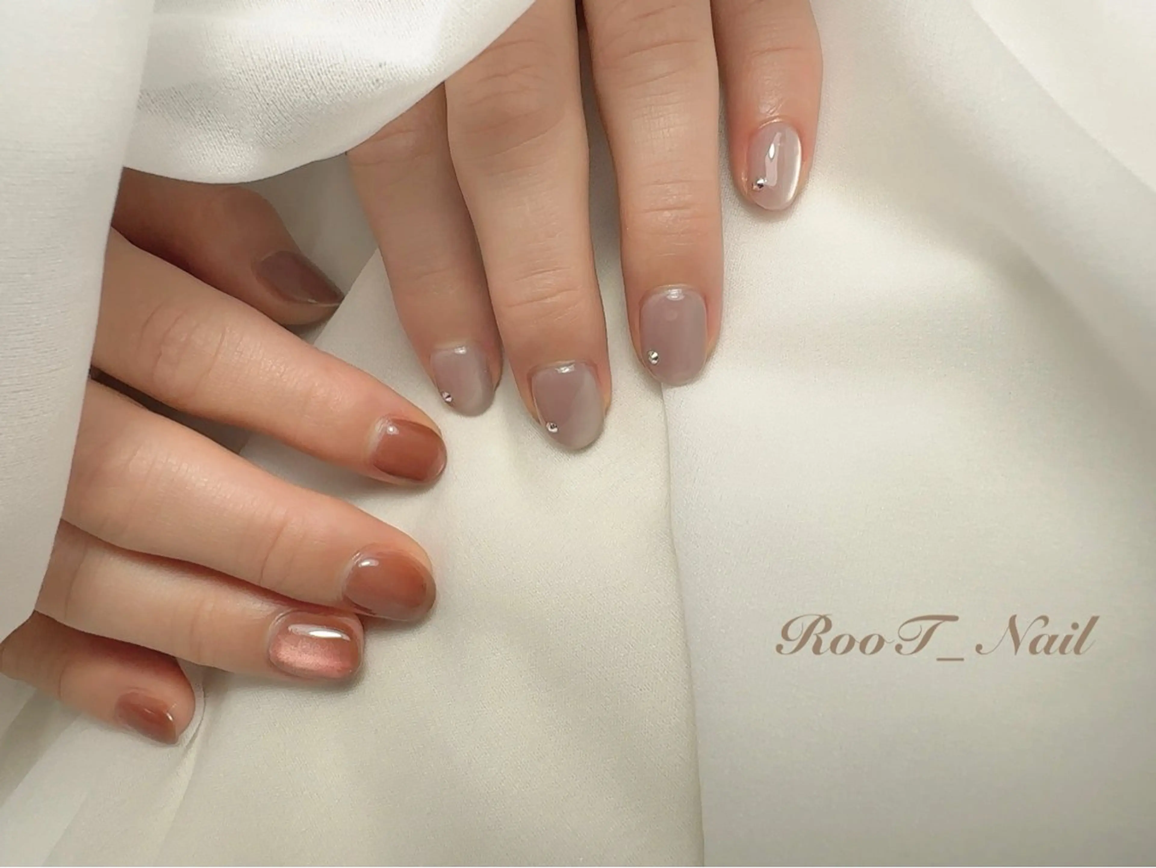 キッズ ネイル マグネットネイル ハンドネイル RooT Nailのネイルデザイン