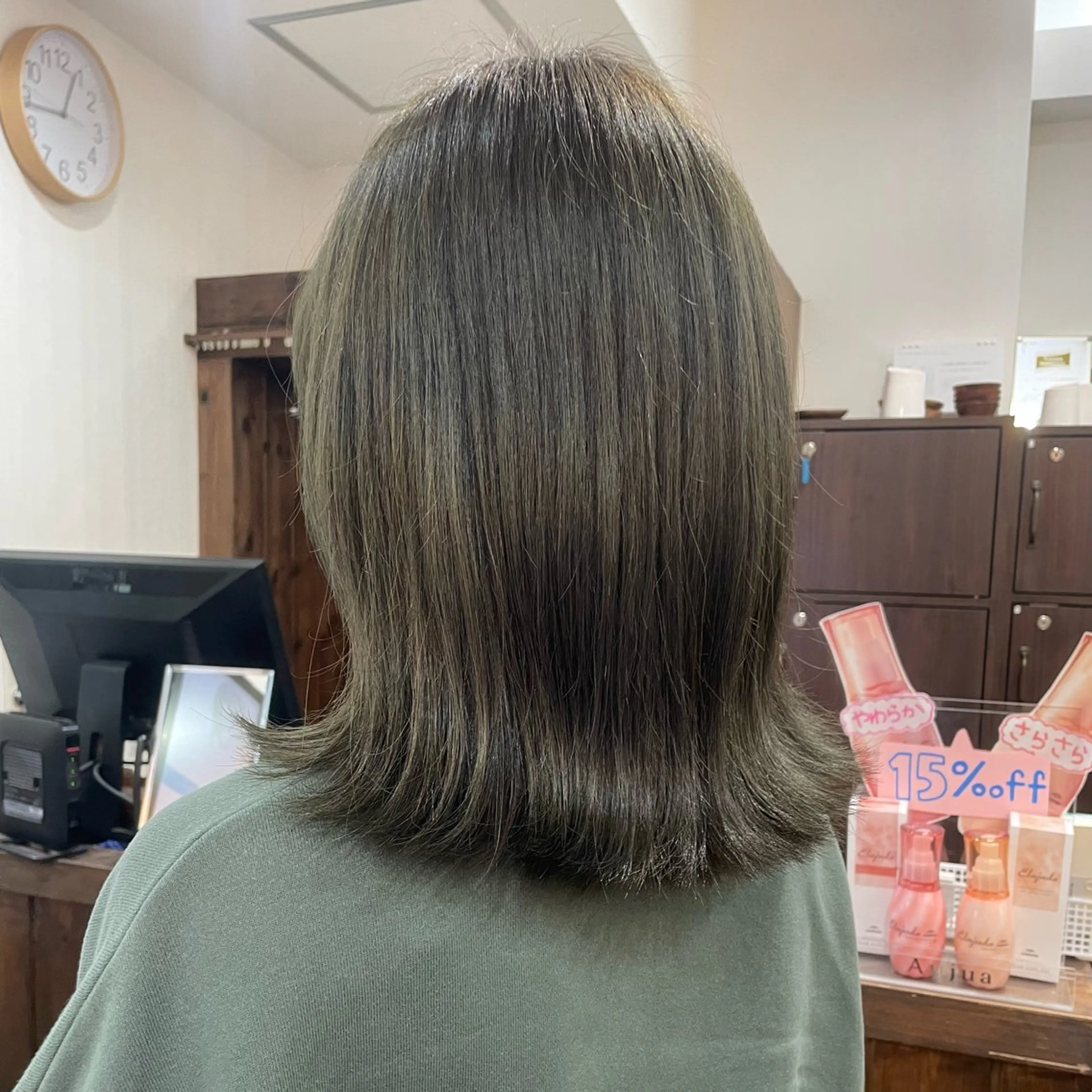 ミディアム カラー カット ヘアカラー トリートメント 💖ダブルカラー/ ヘアセット/晴香💖のヘアスタイル