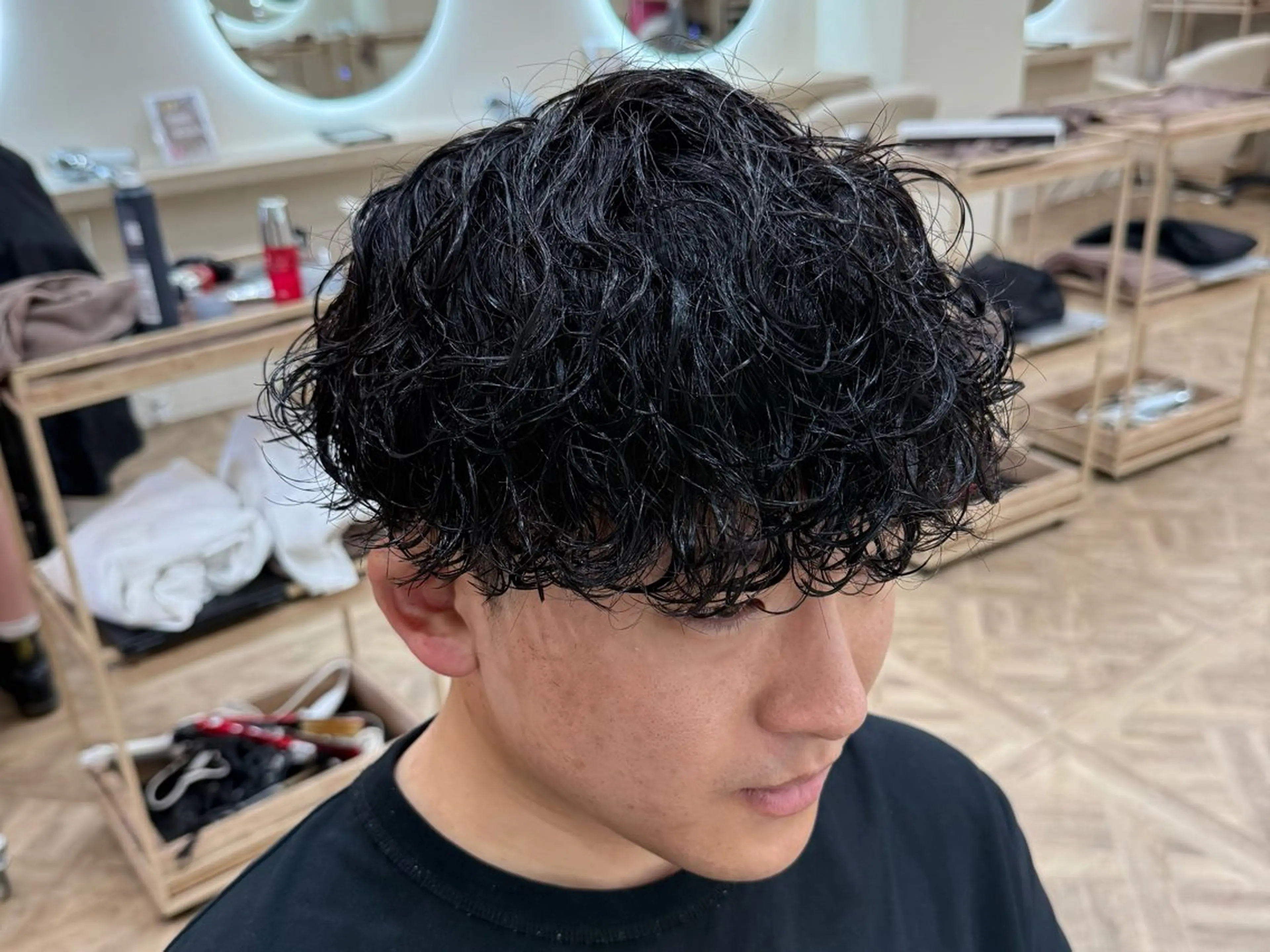 パーマ メンズ 波巻きパーマ カット パーマ トリートメント 市原亮/塩釜口/ ツイスパ/波巻きのヘアスタイル